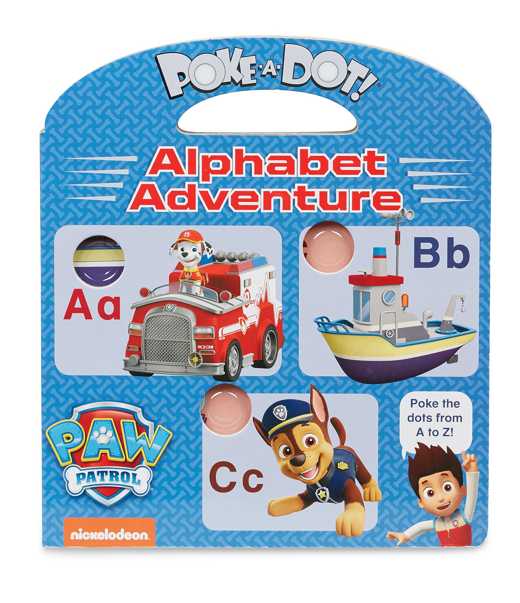 Melissa & Doug Paw Patrol Poke-A-Dot Book - Alphabet Adventure