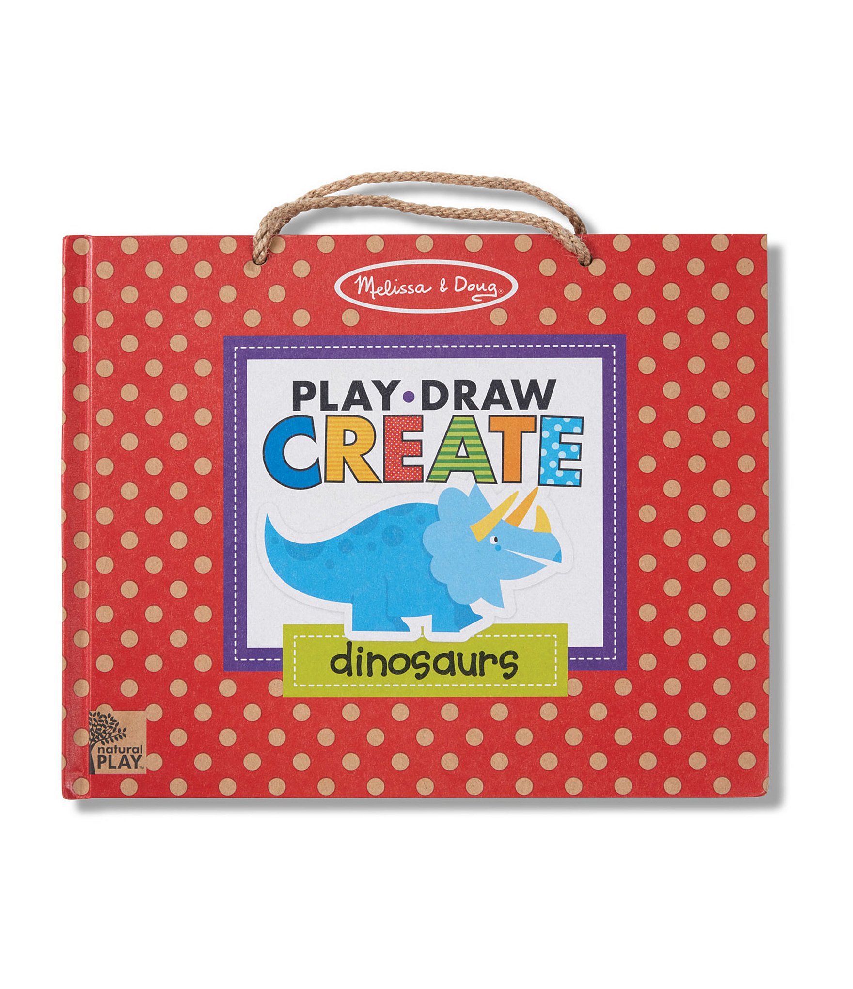 Melissa & Doug Play, Draw, Create Reusable Drawing & Magnet Kit - Dinosaurs