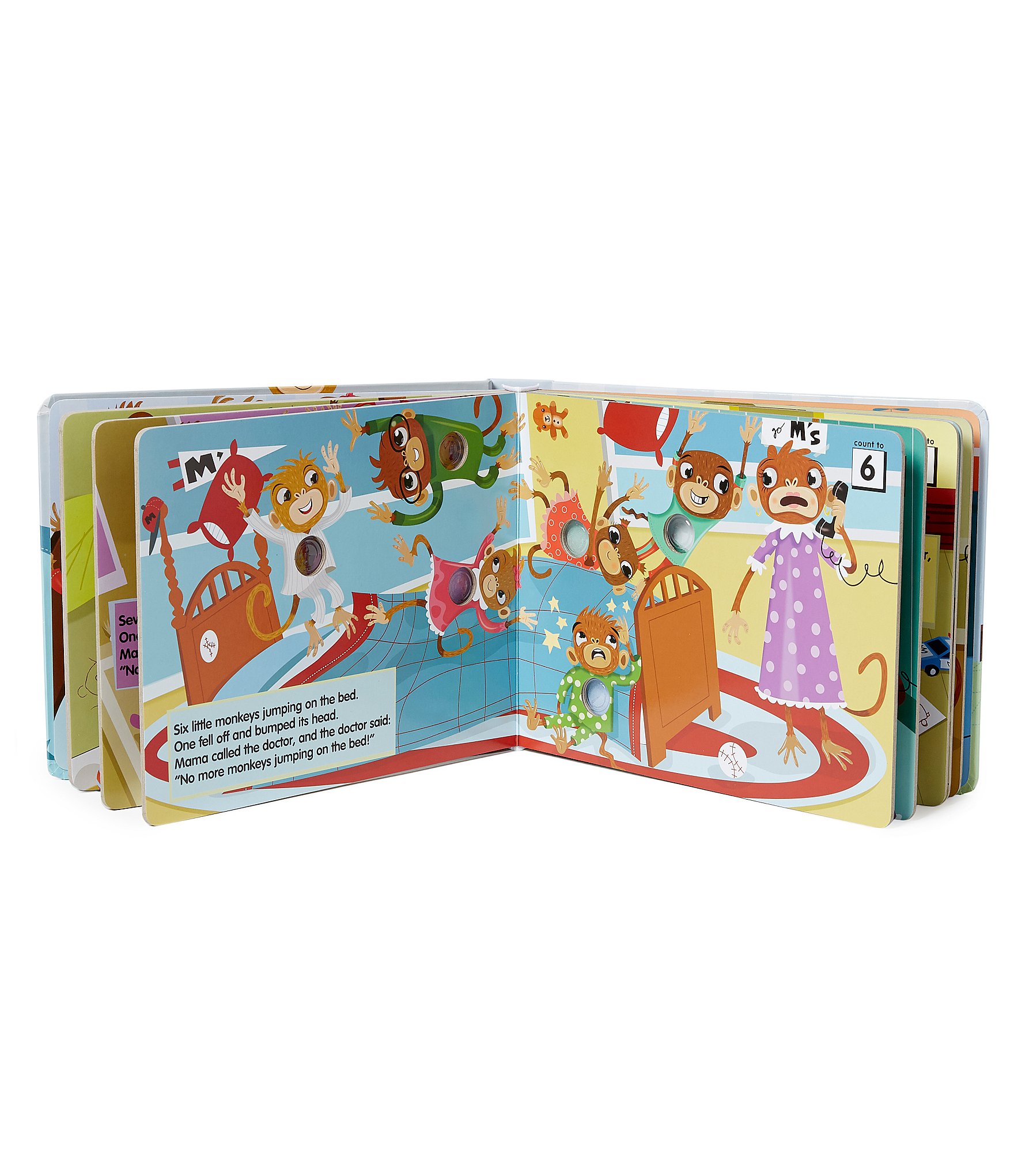 Melissa & Doug Poke-A-Dot: 10 Little Monkeys Books