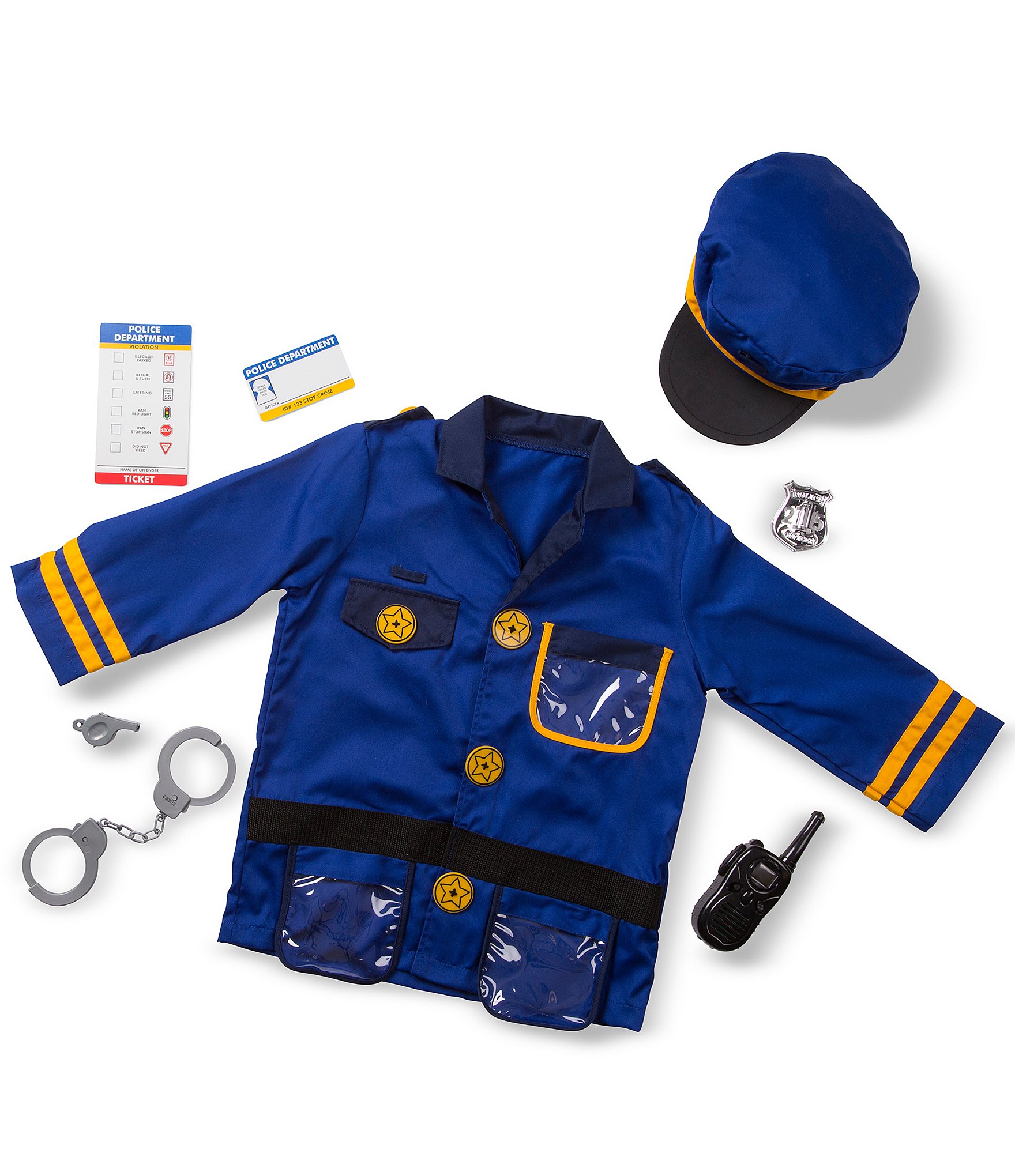 Melissa Doug Police Officer Dress Up Costume Dillard s