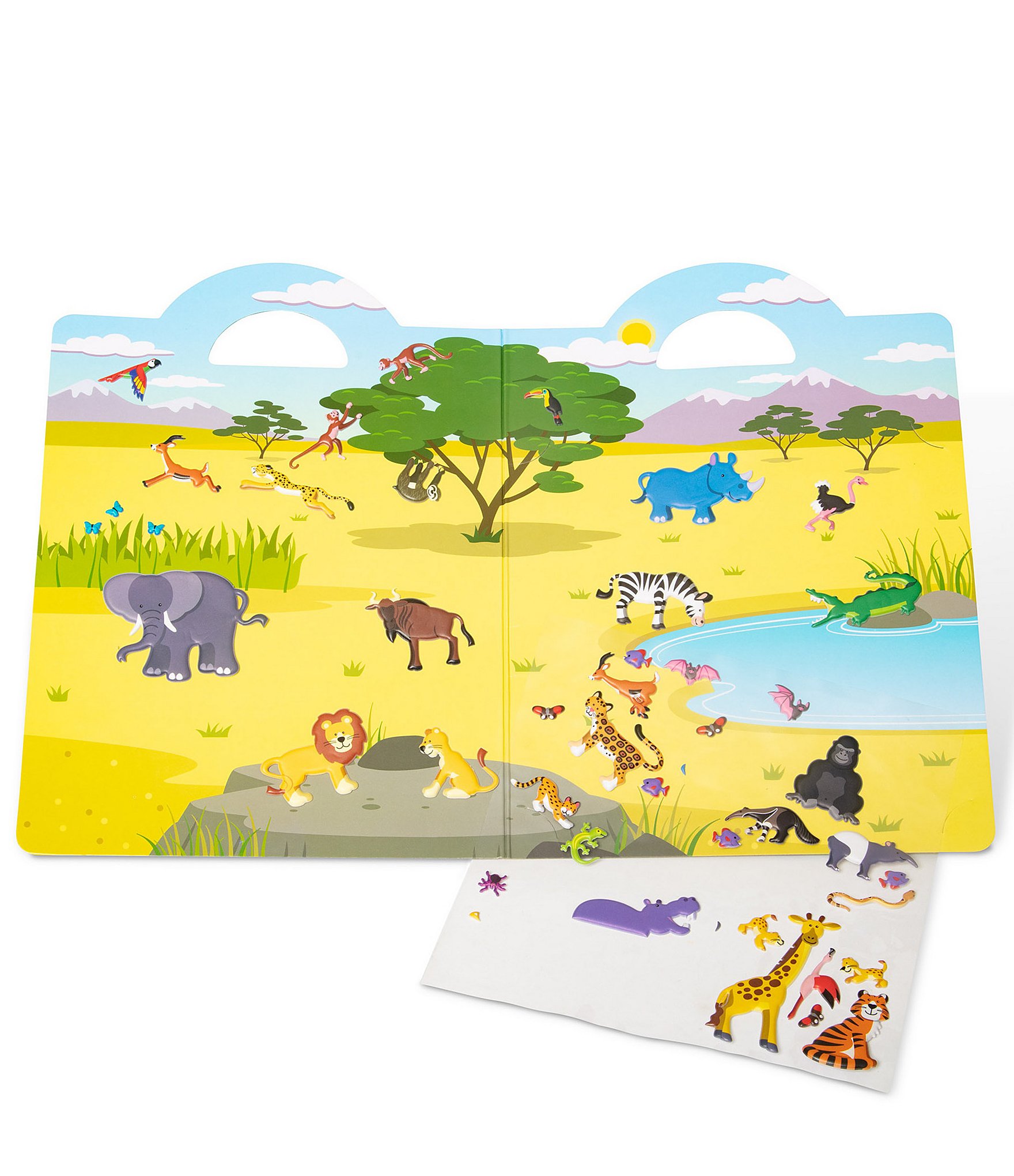 Melissa & Doug Puffy Sticker Play Set - Safari