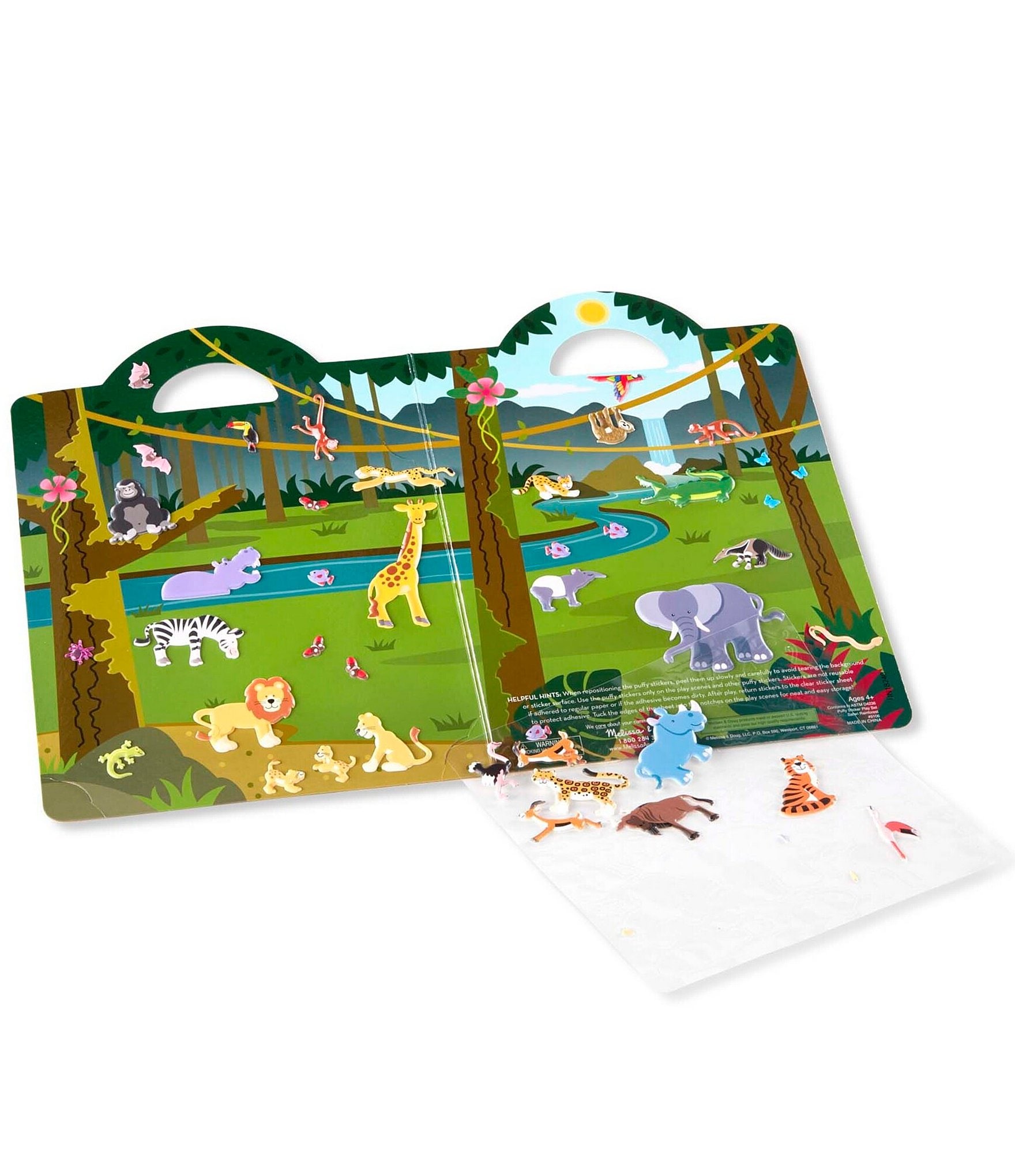 Melissa & Doug Puffy Sticker Play Set - Safari