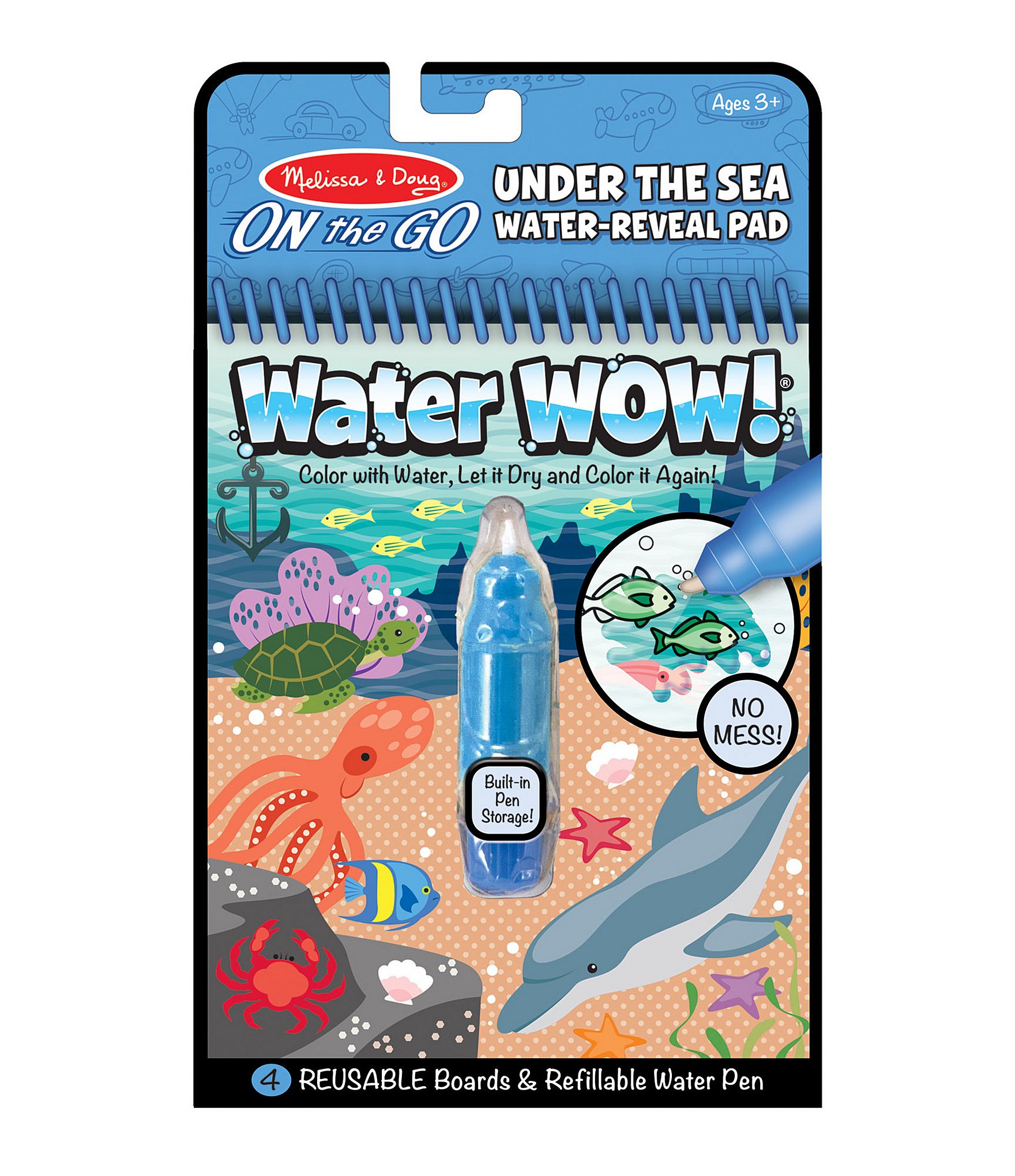 Melissa & Doug Water Wow Under The Sea Coloring Book