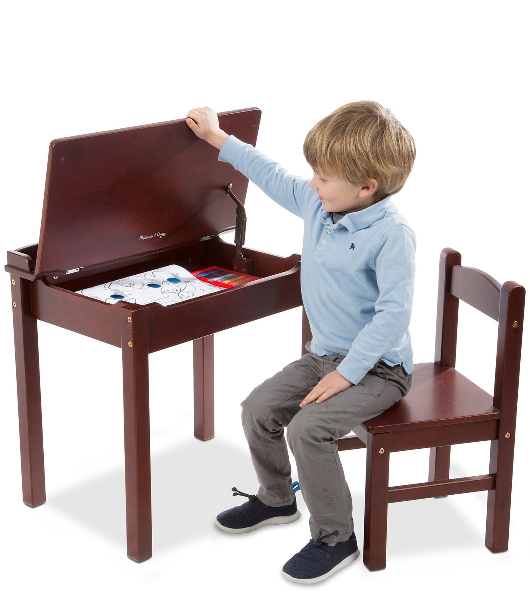 Melissa & Doug Wood Desk & Chair