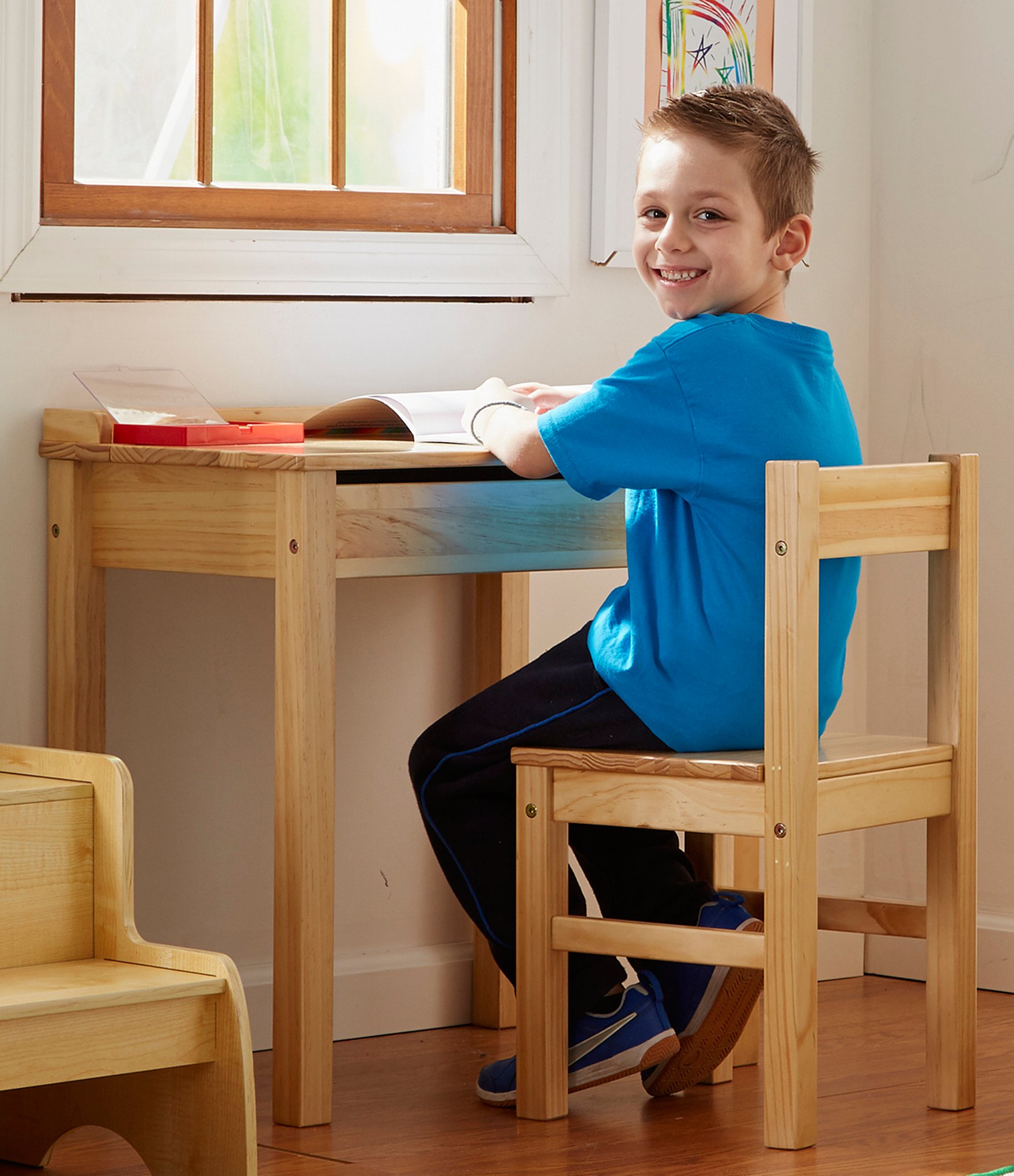 Melissa & Doug Wood Desk & Chair