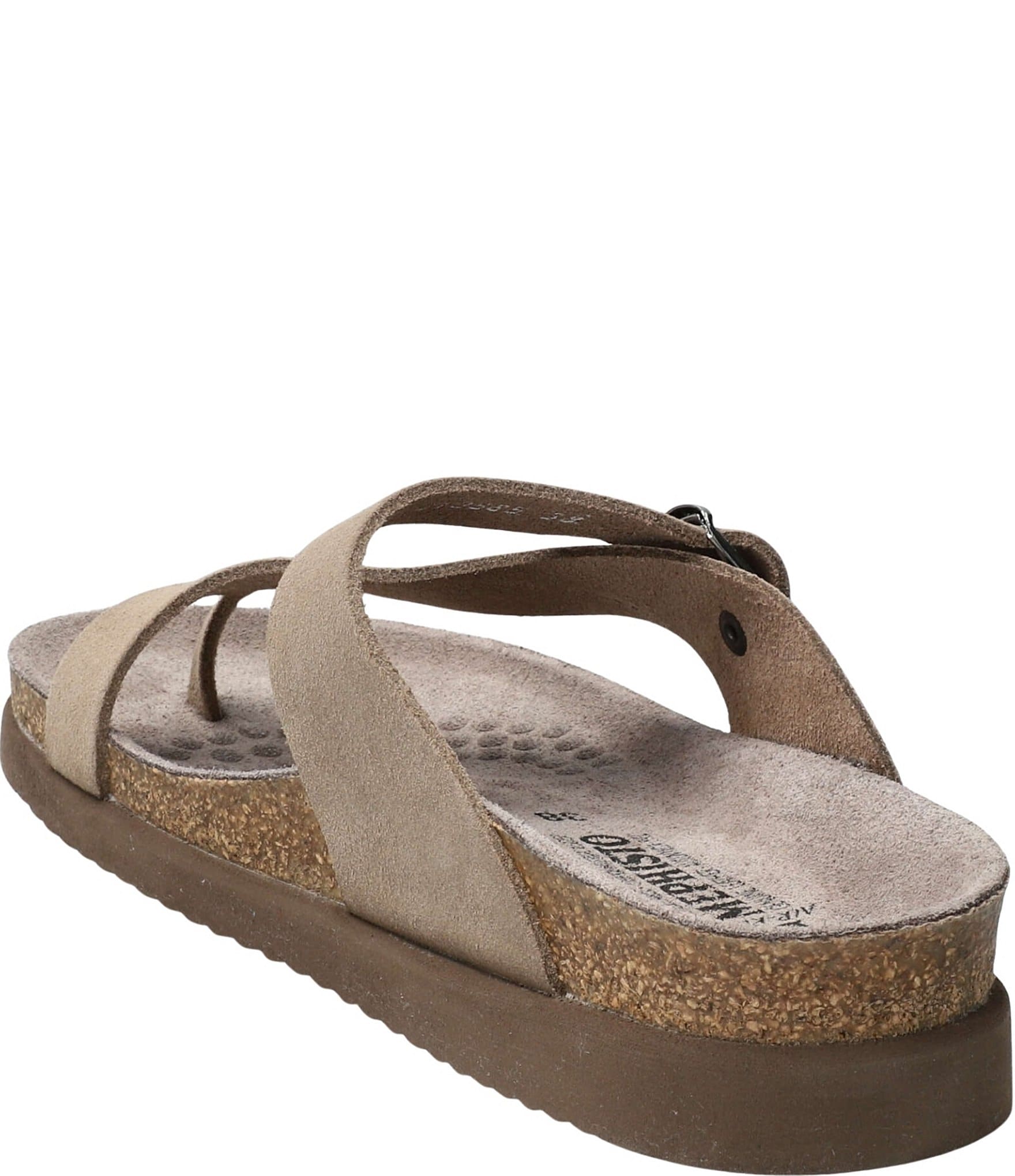 Mephisto Helen Leather Thong Sandals