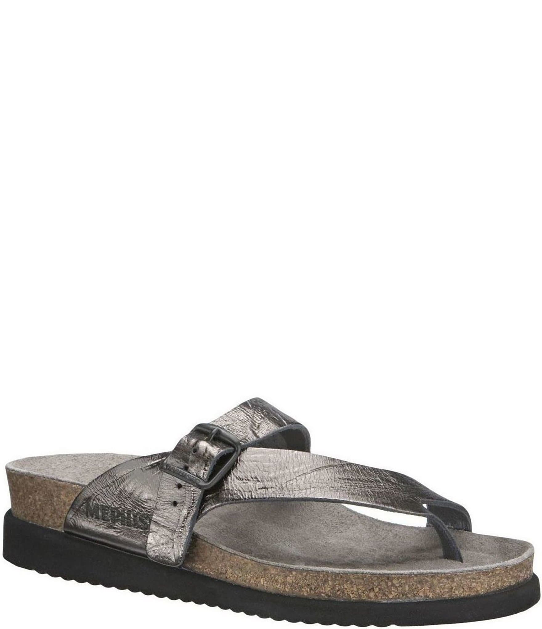 mephisto silver sandals
