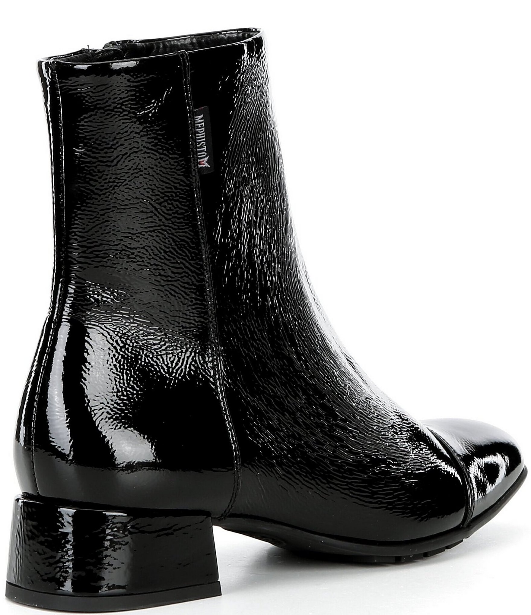 Mephisto Jiliane Patent Leather Booties