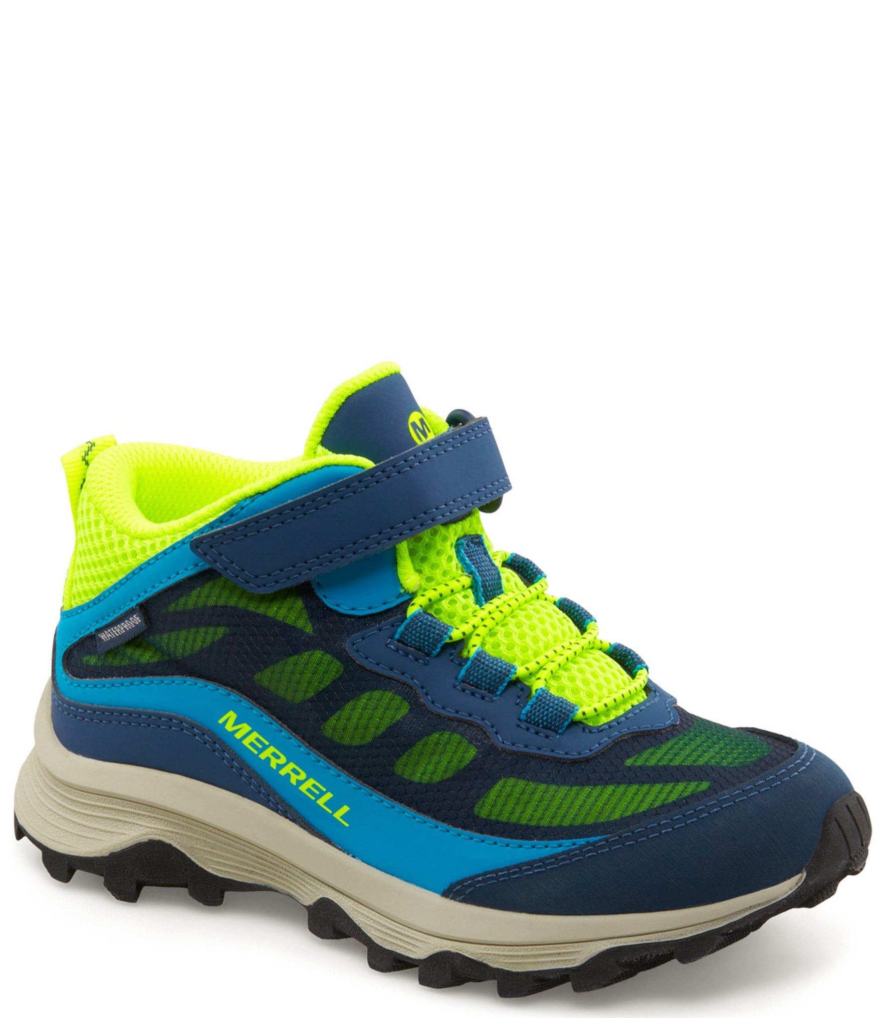 Merrell Boys' Moab Speed Alternative Closure Mid Waterproof Hikers ...