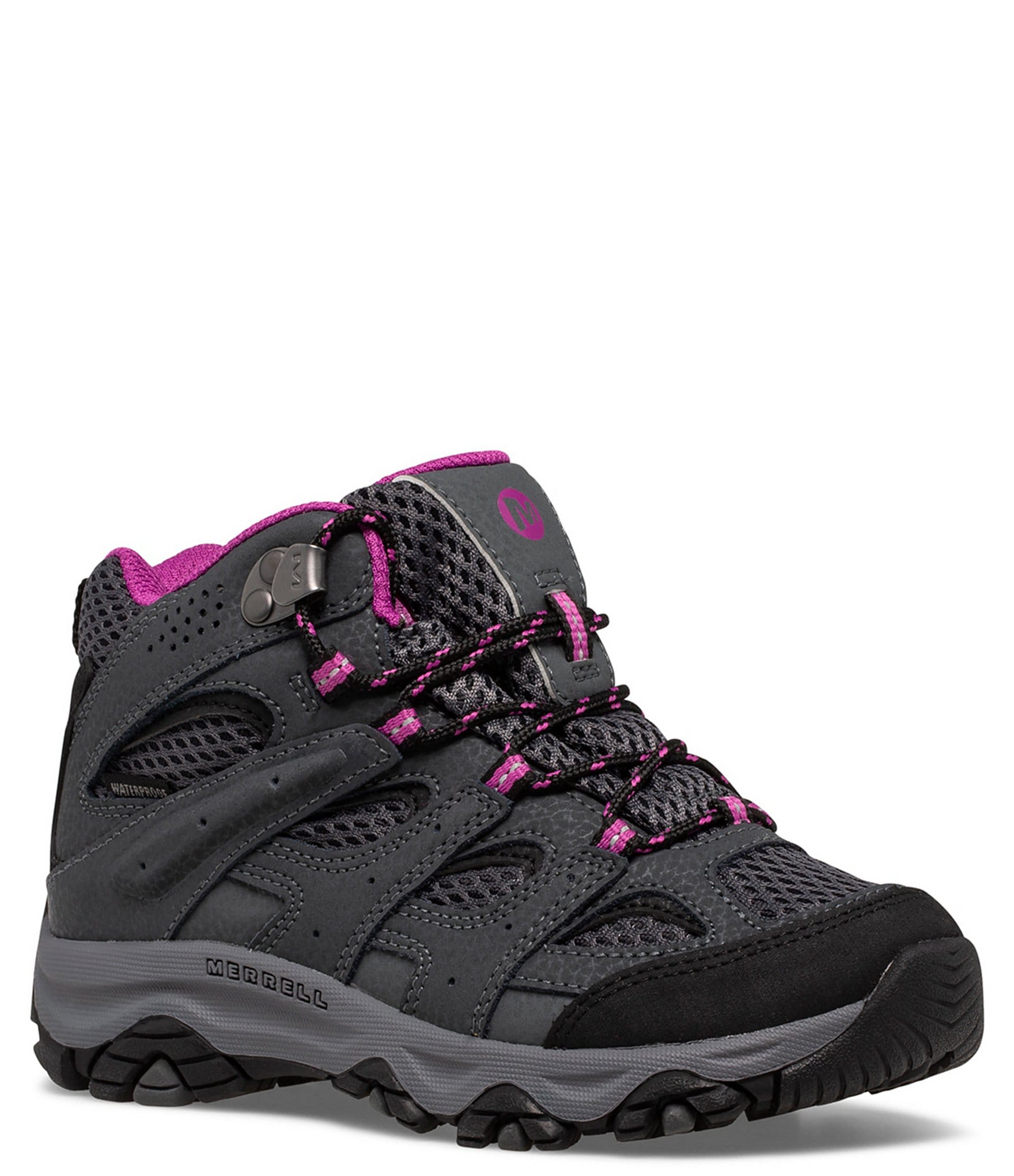 Merrell Girls' Moab 3 Leather Hiking Boots (Youth) | Dillard's