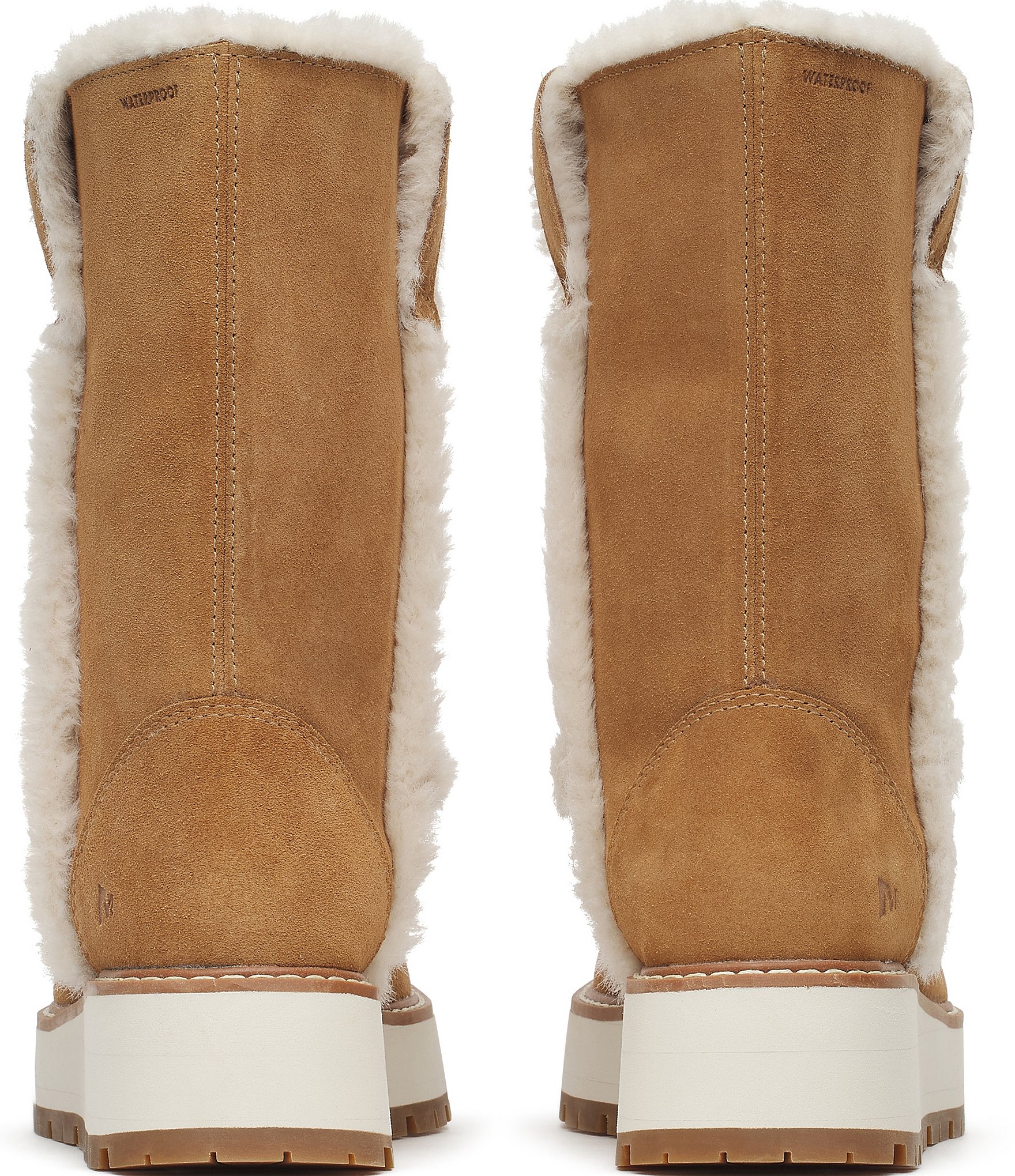 Merrell Women's Sugarloaf Pull On Waterproof Suede Faux Fur Lined Mid Calf Boots