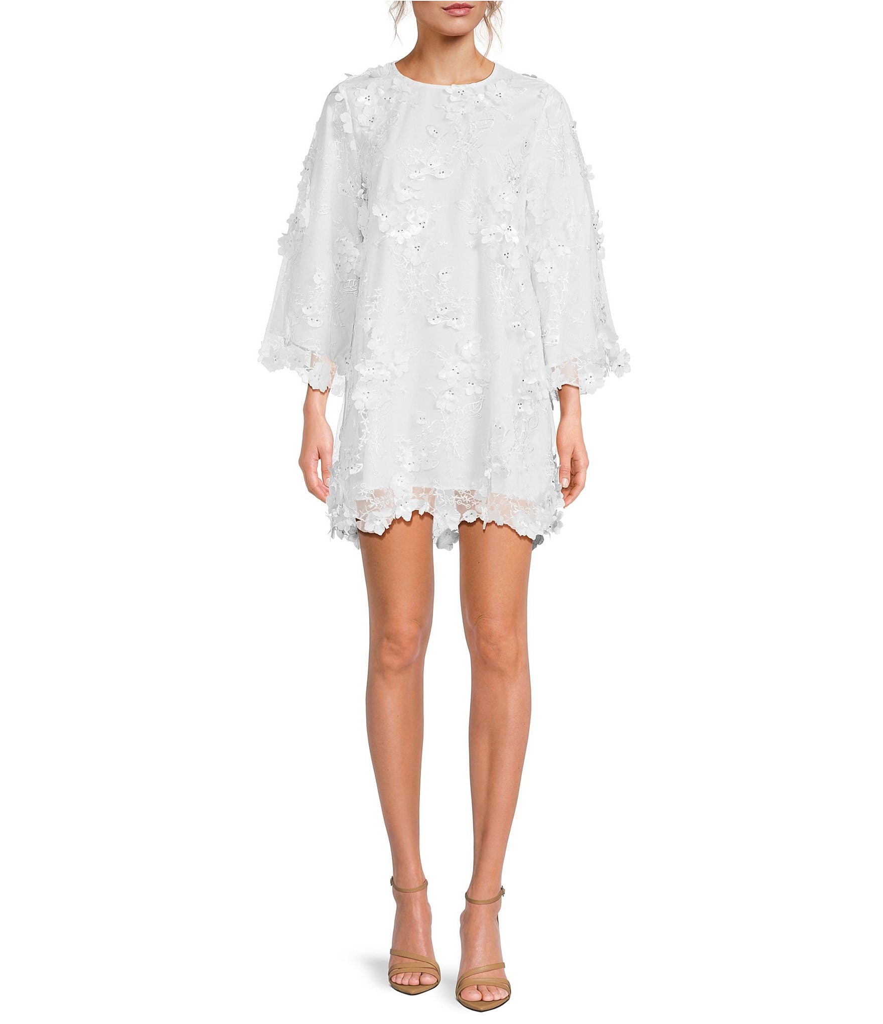 Dillards white lace dress hotsell