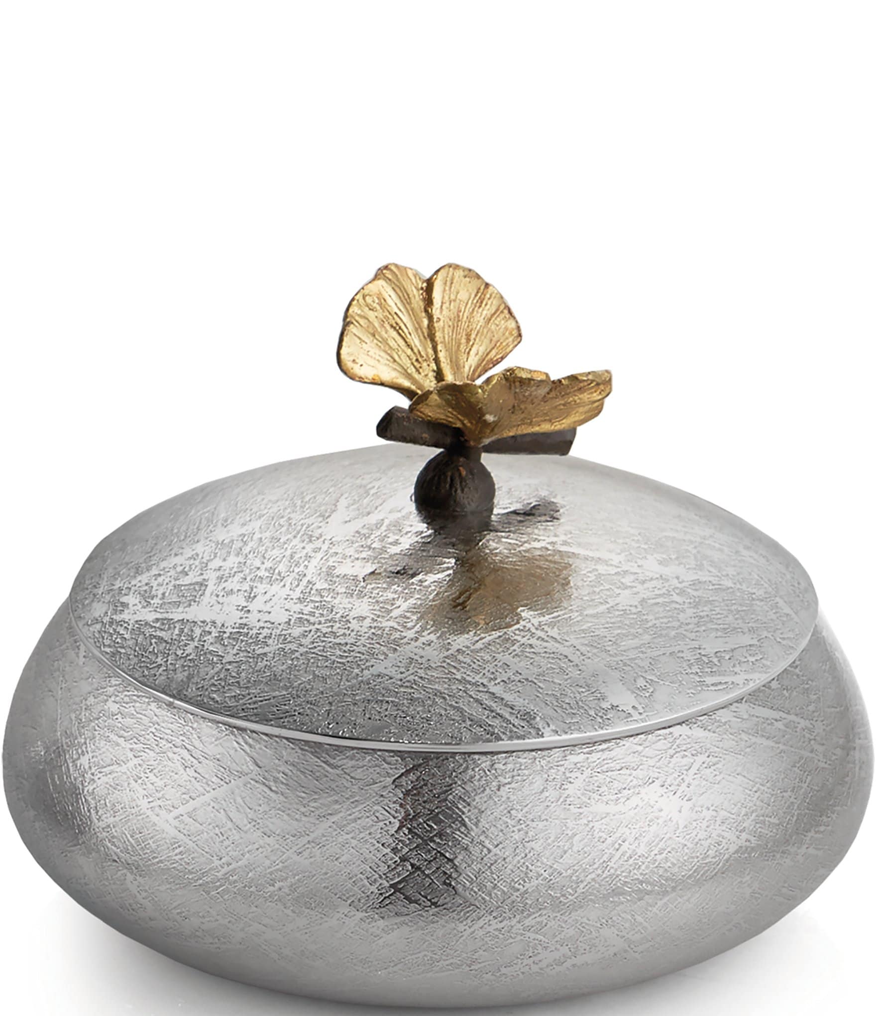 Michael Aram Butterfly Ginkgo Collection Round Trinket Box | Dillard's