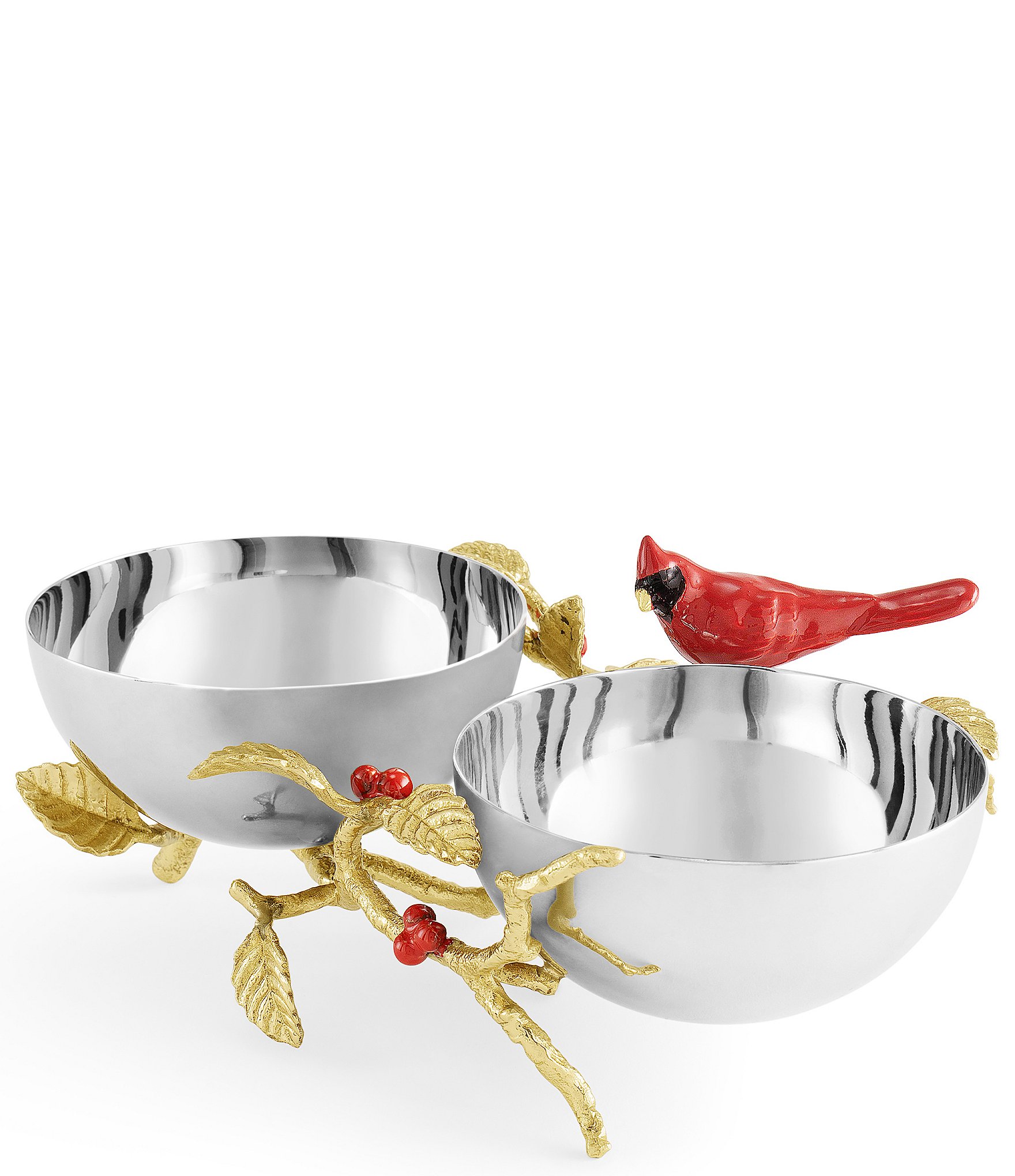 Michael Aram Cardinal Double Dish