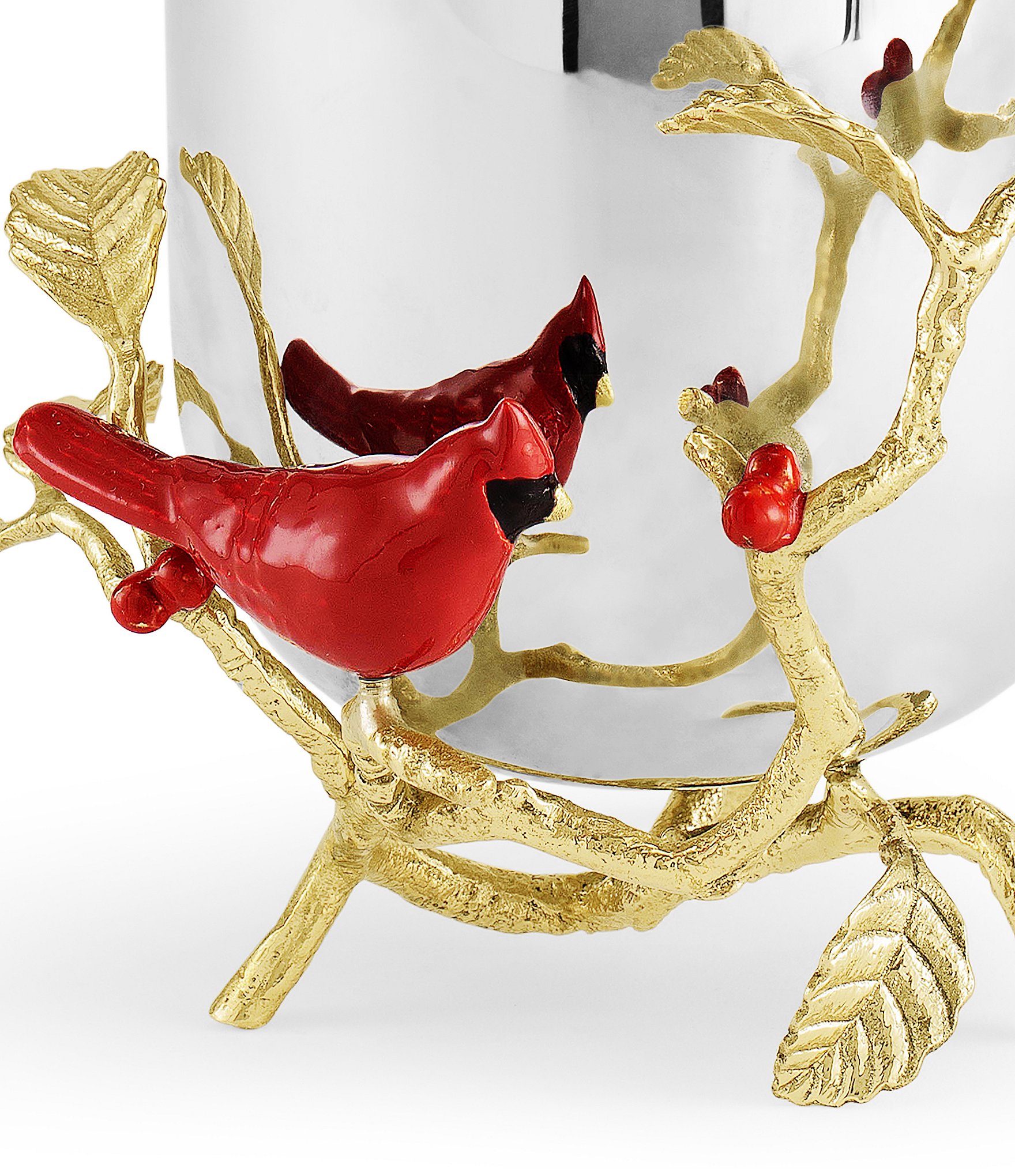 Michael Aram Cardinal Medium Stainless Steel Vase