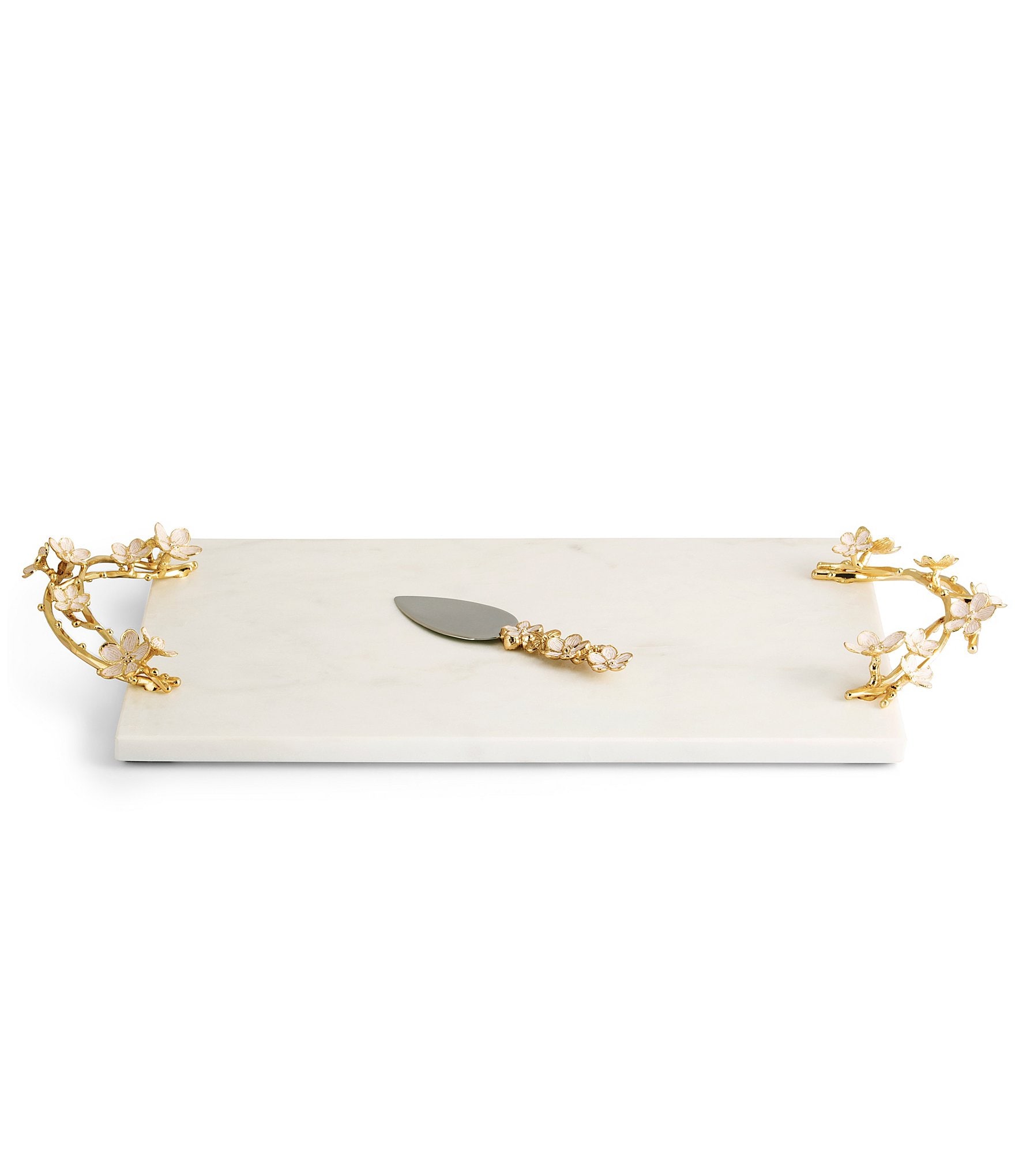 Michael Aram Cherry Blossom Large Cheese Board with Spreader