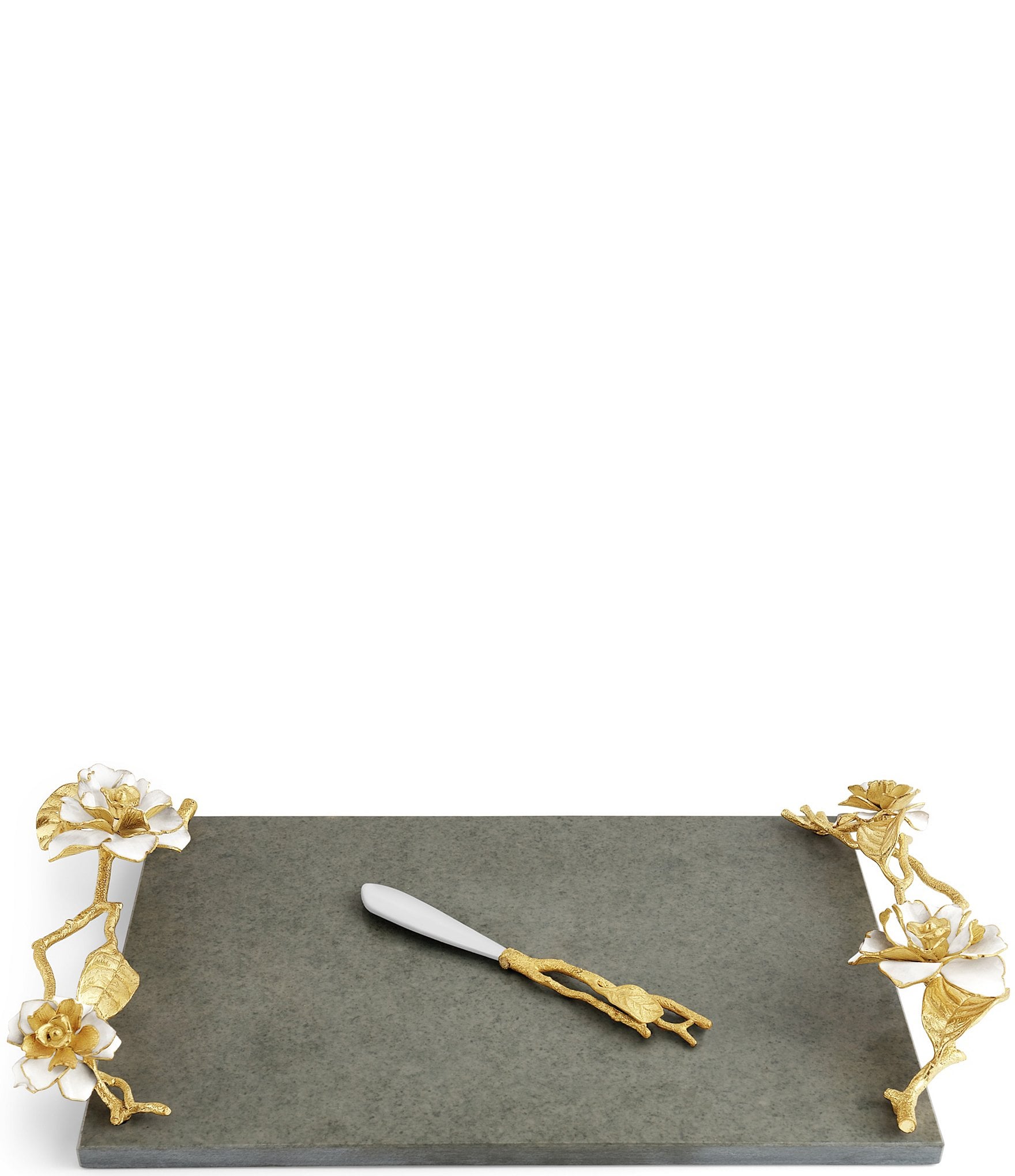 Michael Aram Gardenia Collection Cheeseboard with Knife