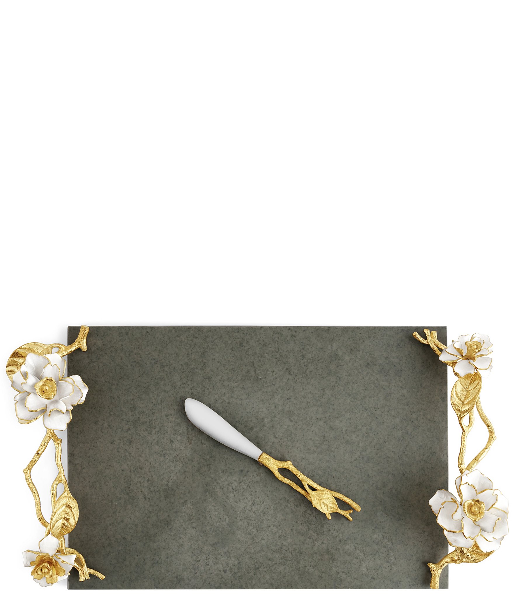Michael Aram Gardenia Collection Cheeseboard with Knife