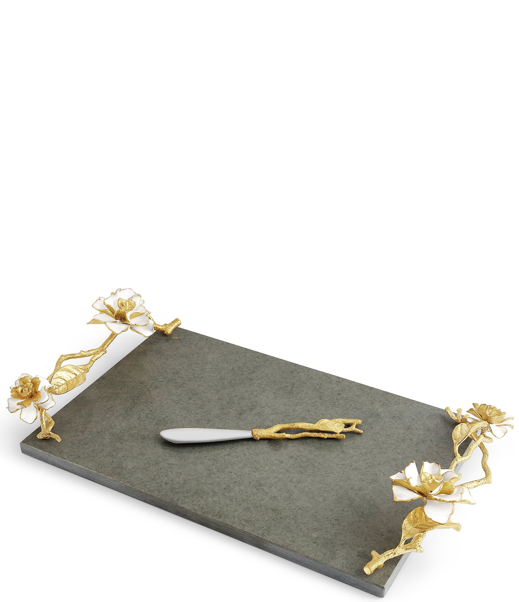 Michael Aram Gardenia Collection Cheeseboard with Knife