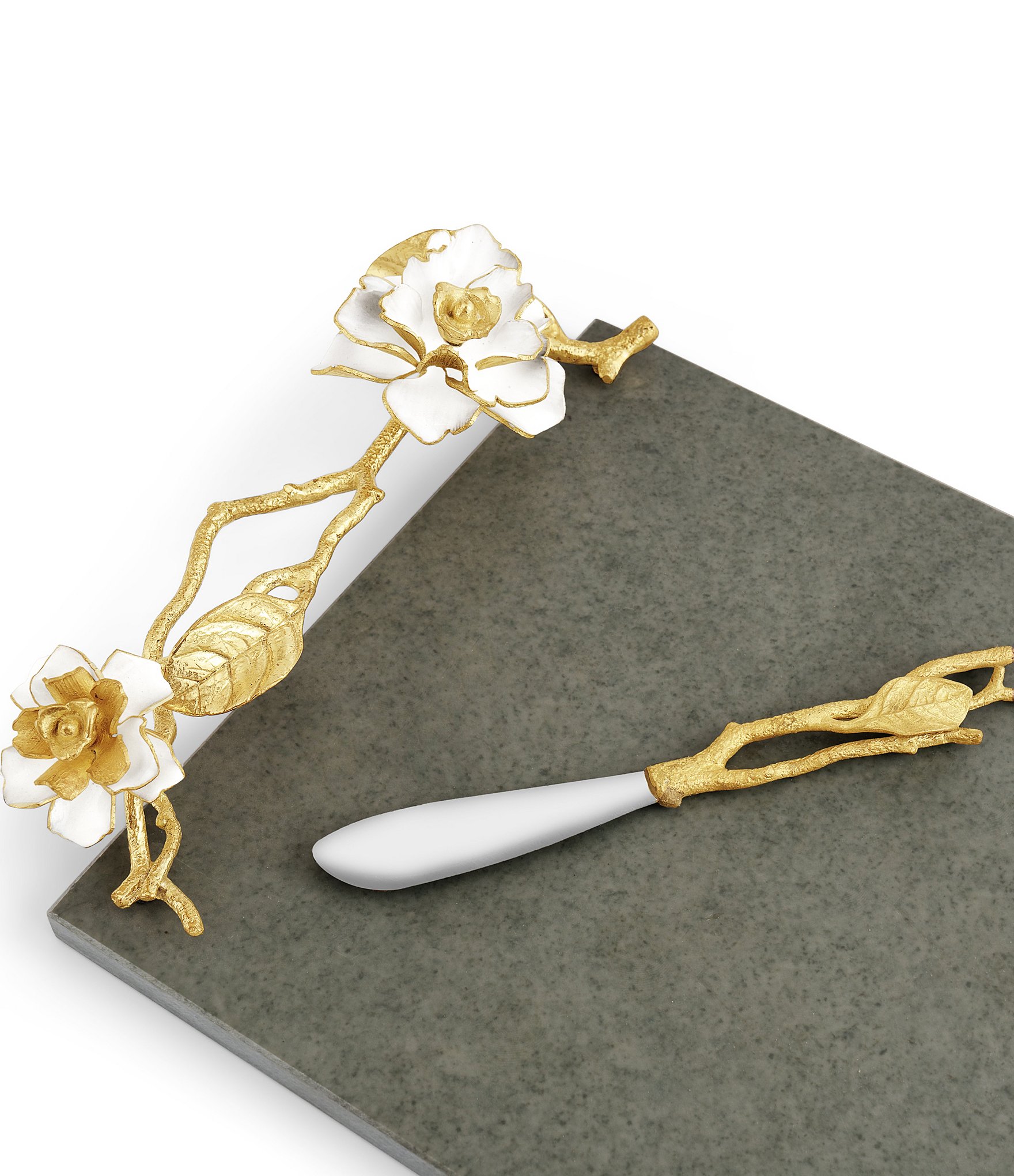 Michael Aram Gardenia Collection Cheeseboard with Knife