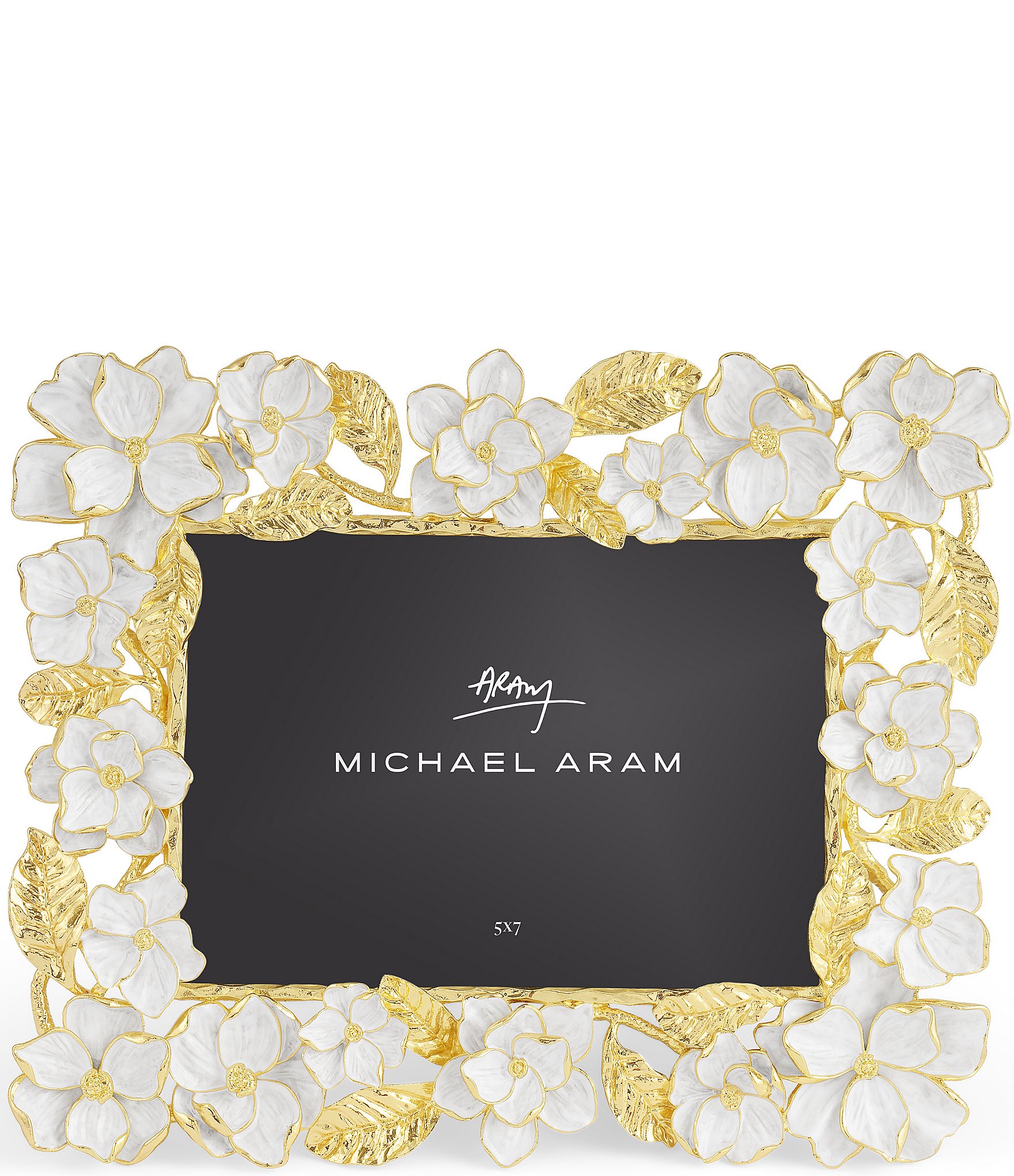 Michael Aram Gardenia Collection Sculpted Picture Frame - 5x7#double;