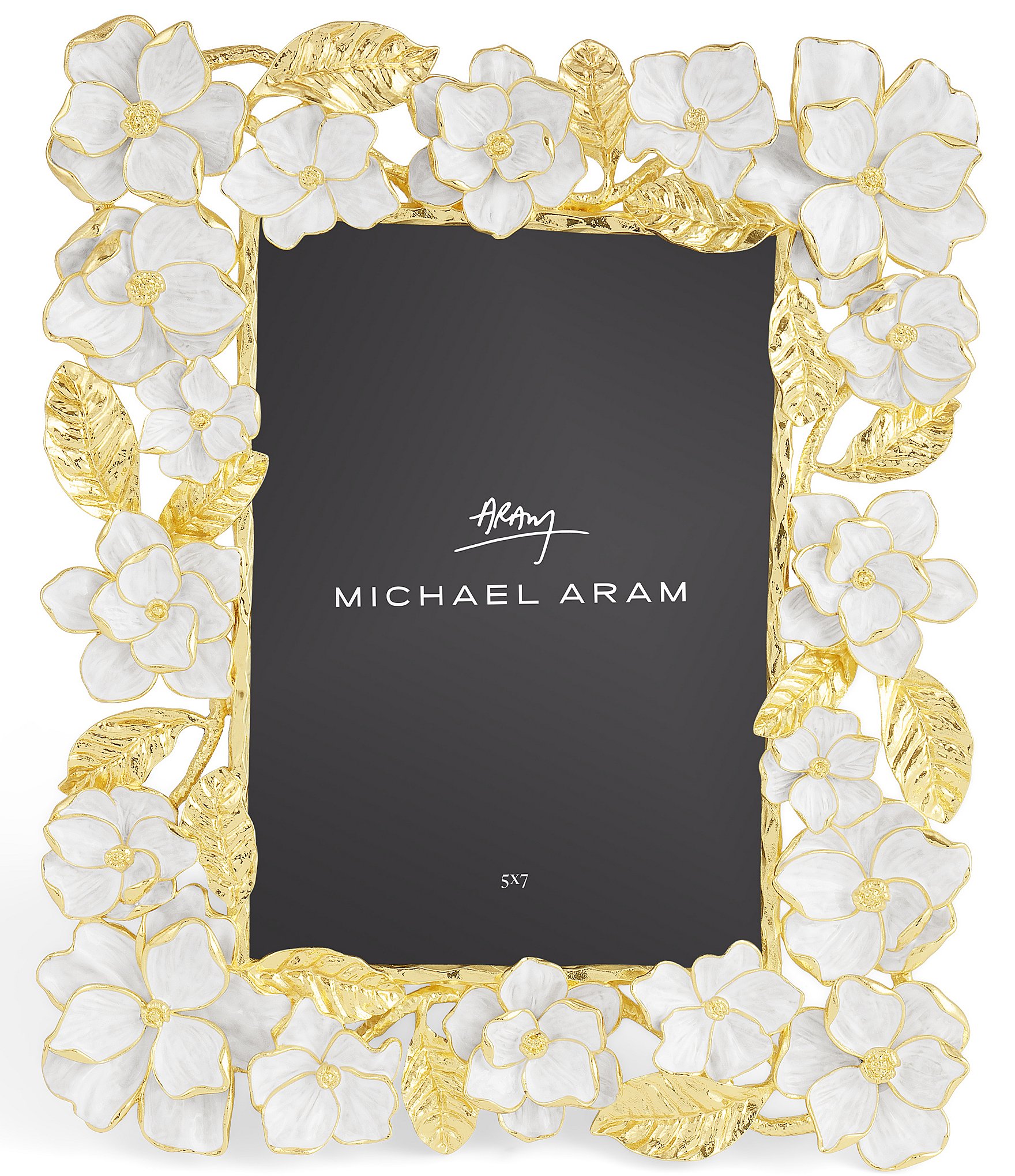 Michael Aram Gardenia Collection Sculpted Picture Frame - 5x7#double;