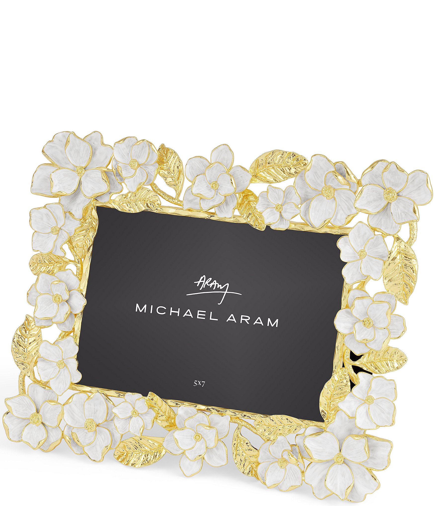 Michael Aram Gardenia Collection Sculpted Picture Frame - 5x7#double;