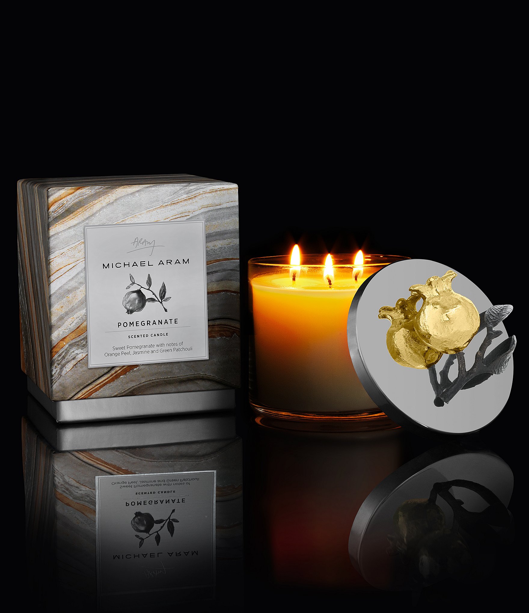 Michael Aram Pomegranate Scented Candle, 13.5 oz.