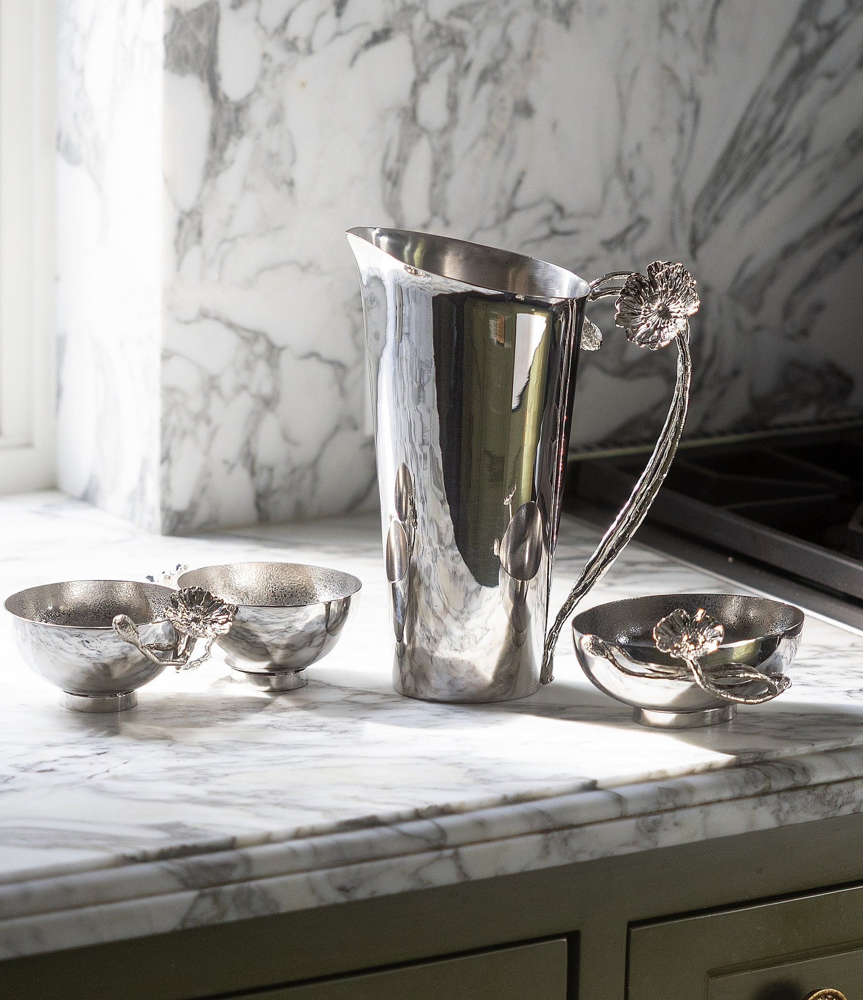 Michael Aram Poppy Collection Pitcher