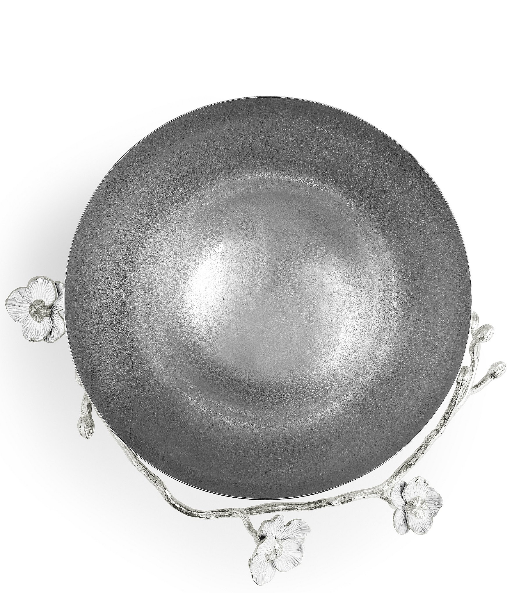 Michael Aram Silver Orchid Collection Medium Bowl