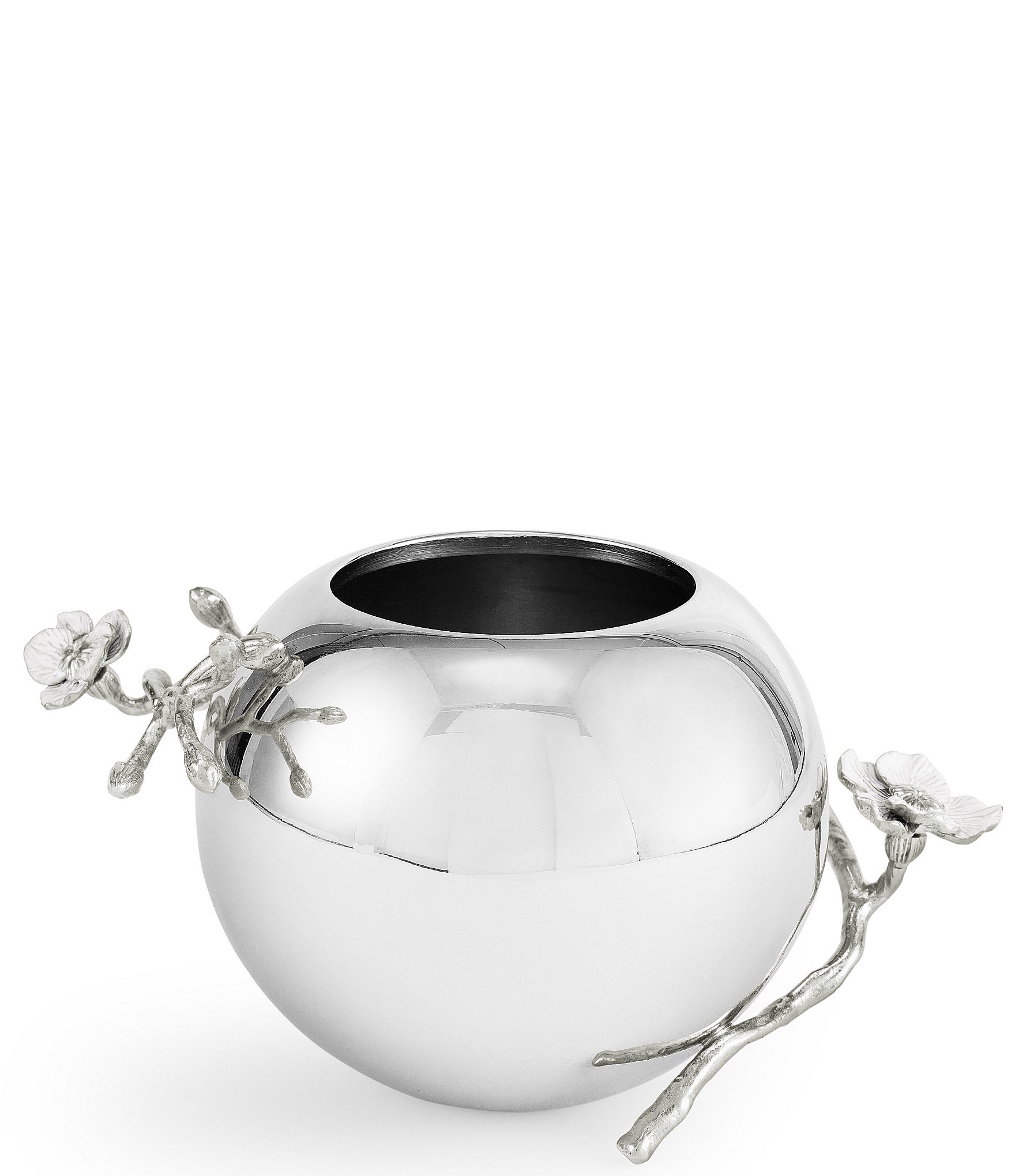 Michael Aram Silver Orchid Collection Rose Bowl