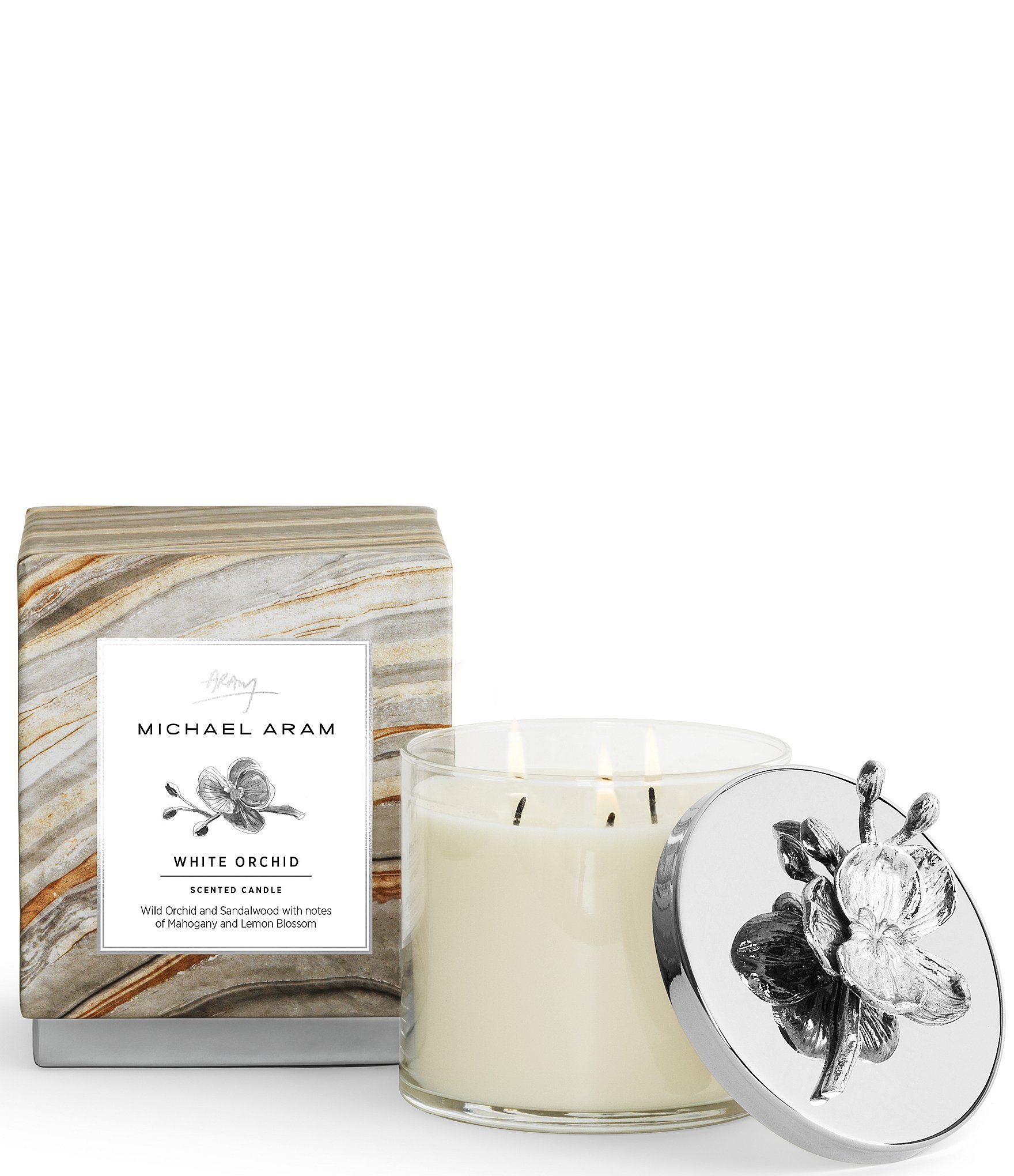 Michael Aram White Orchid Candle, 13.5 oz.