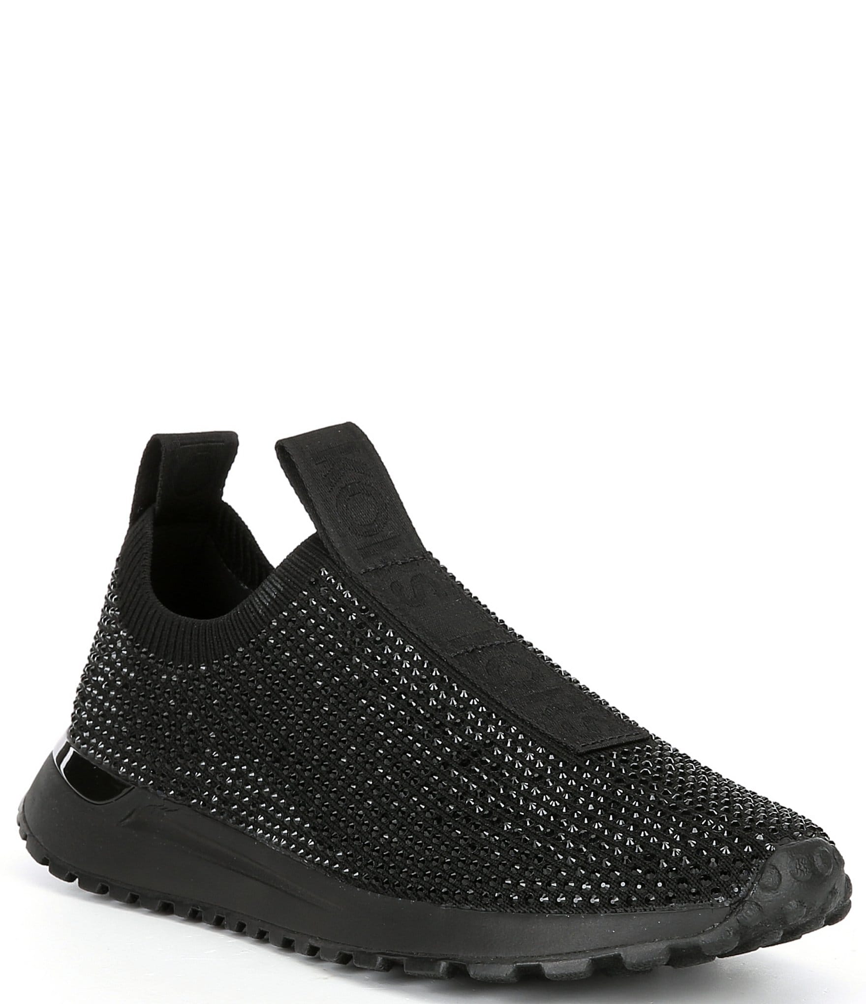 MICHAEL KORS: Bodie stretch knit sneakers - Black  Michael Kors sneakers  43H3BDFP1D online at