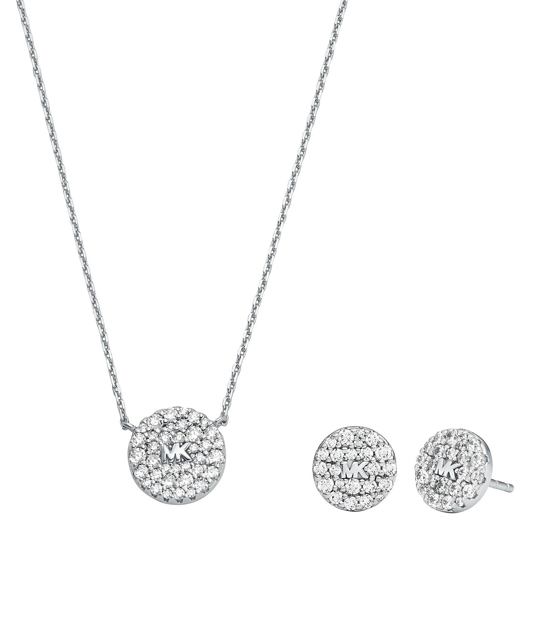Michael Kors Heart Pendant Necklace & Stud Earrings in 14K Gold-Plated  Sterling Silver, 14K Rose Gold-Plated Sterling Silver or Sterling Silver  Box Set | Bloomingdale's