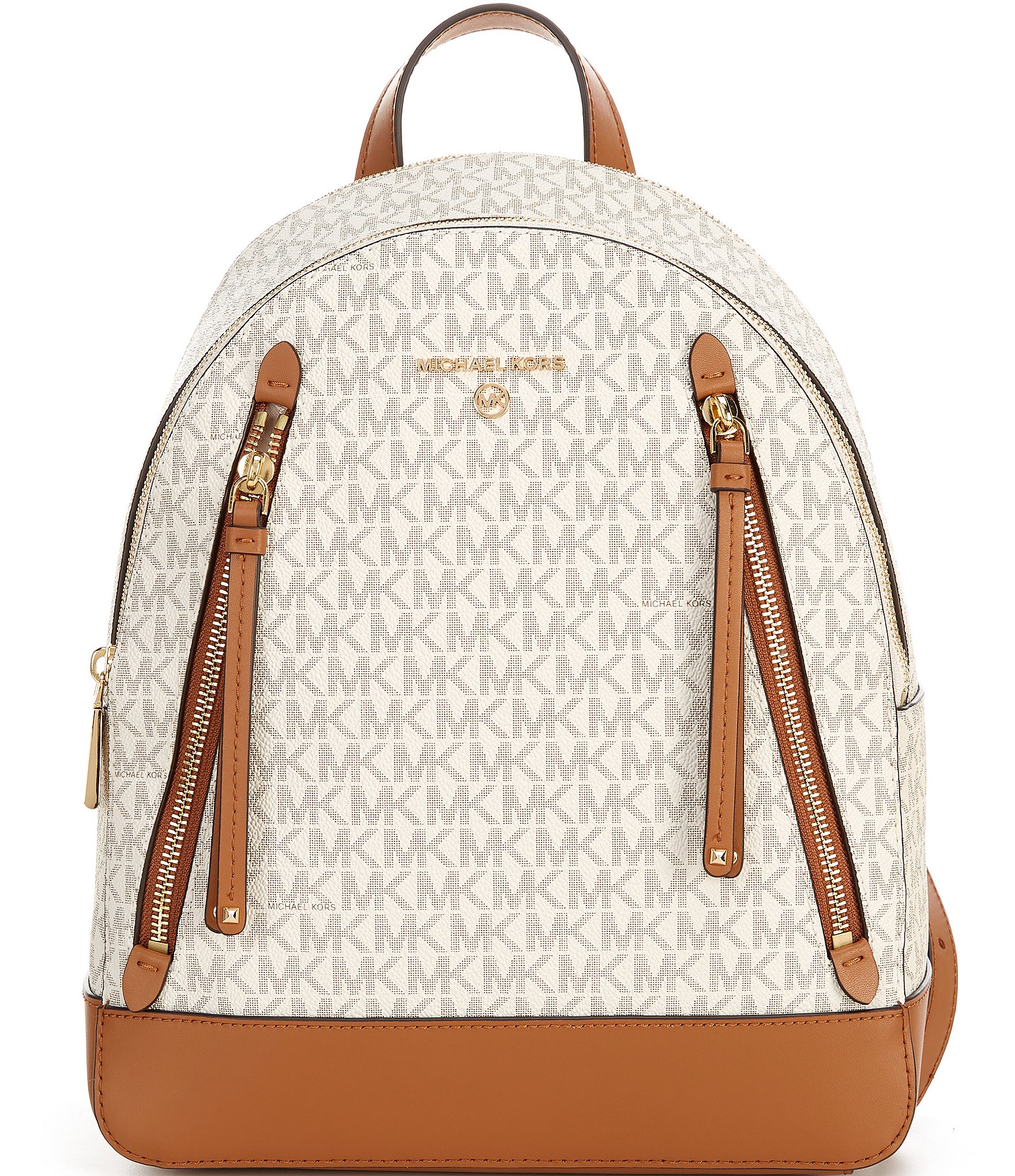 MICHAEL MICHAEL KORS Metallic logoprint faux texturedleather backpack   Sale up to 70 off  THE OUTNET