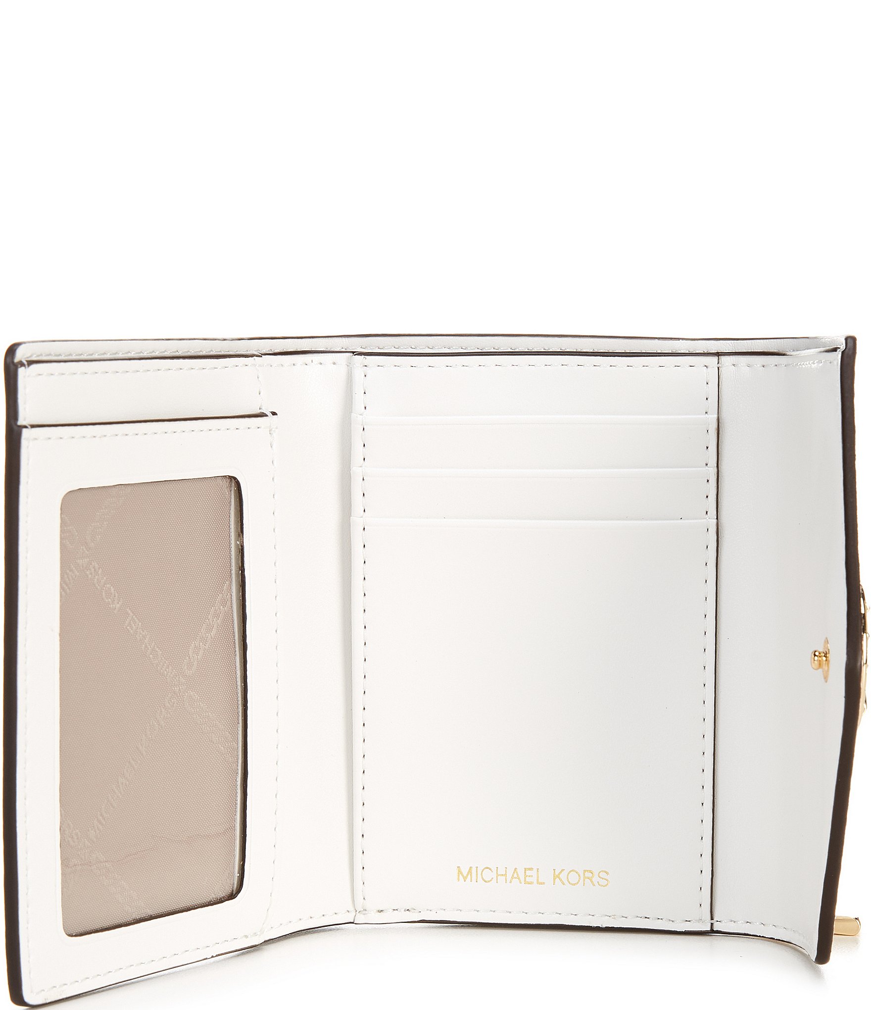 NWT!!! MICHAEL Michael Kors Greenwich MD Envelope Trifold Logo Closure Wallet outlet