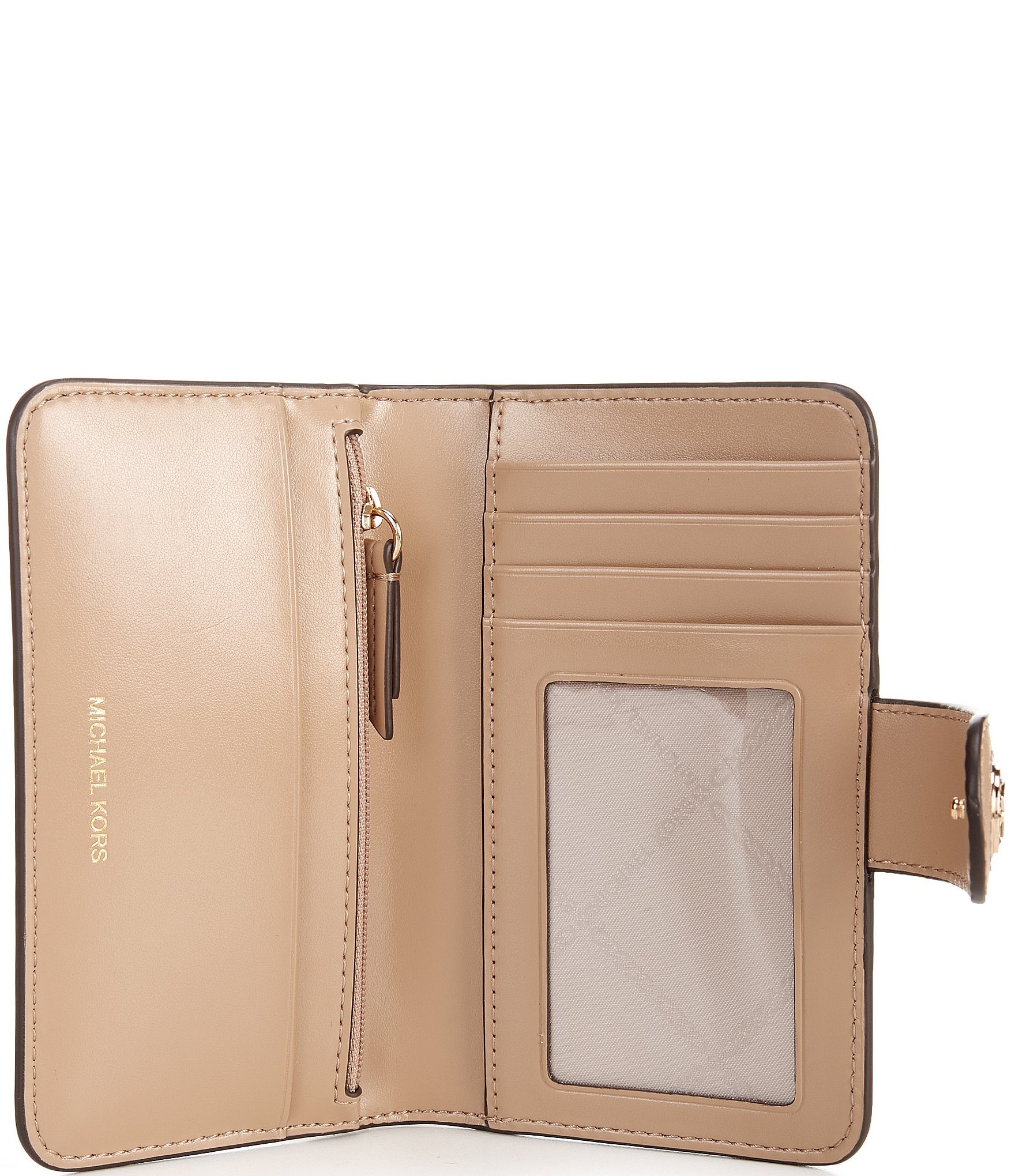 Michael Kors Charm Medium Tab Pocket Bifold Wristlet