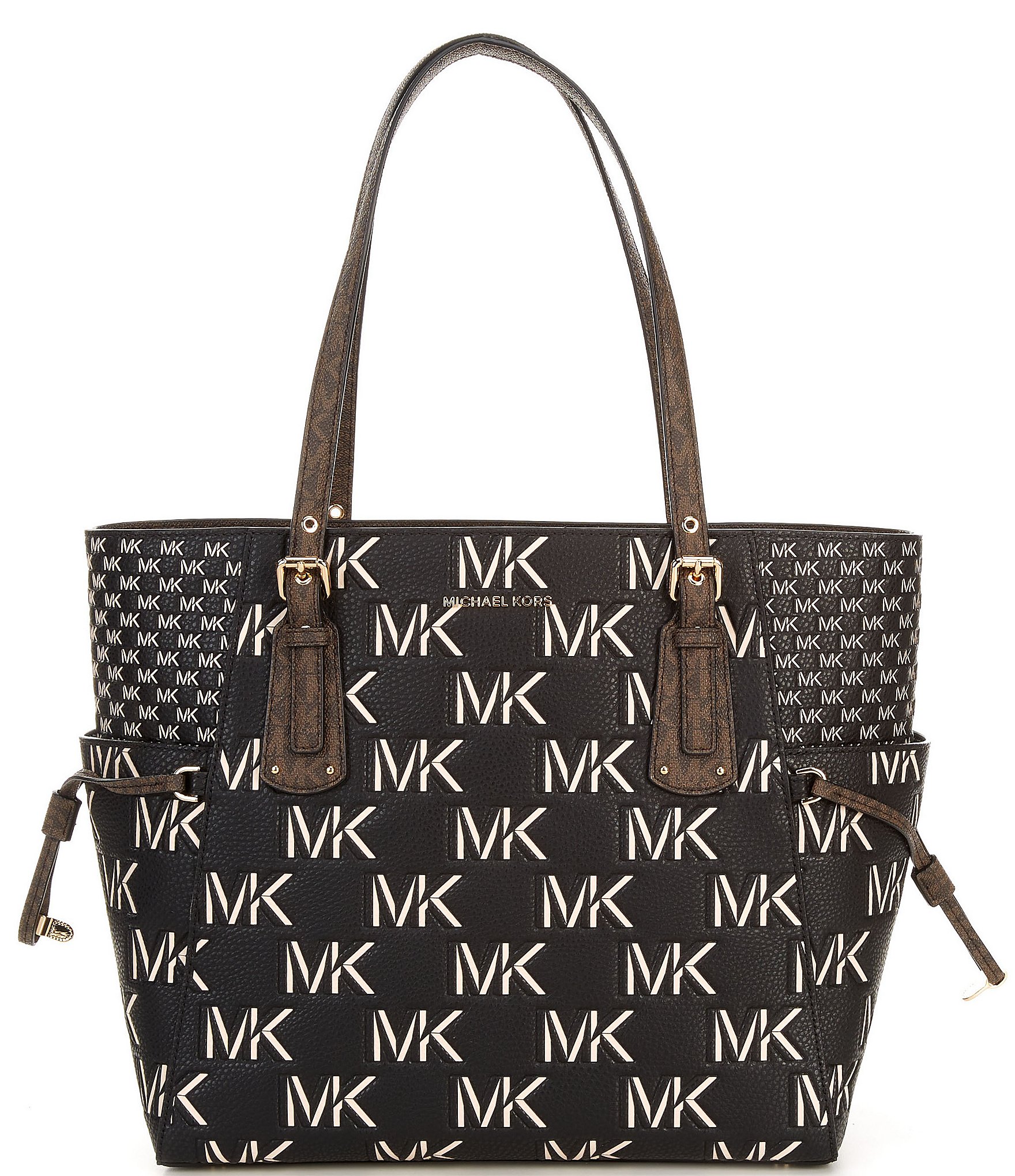 Michael Kors, Bags, White Michael Kors Crossbody With Black Logo And  Silver Accents