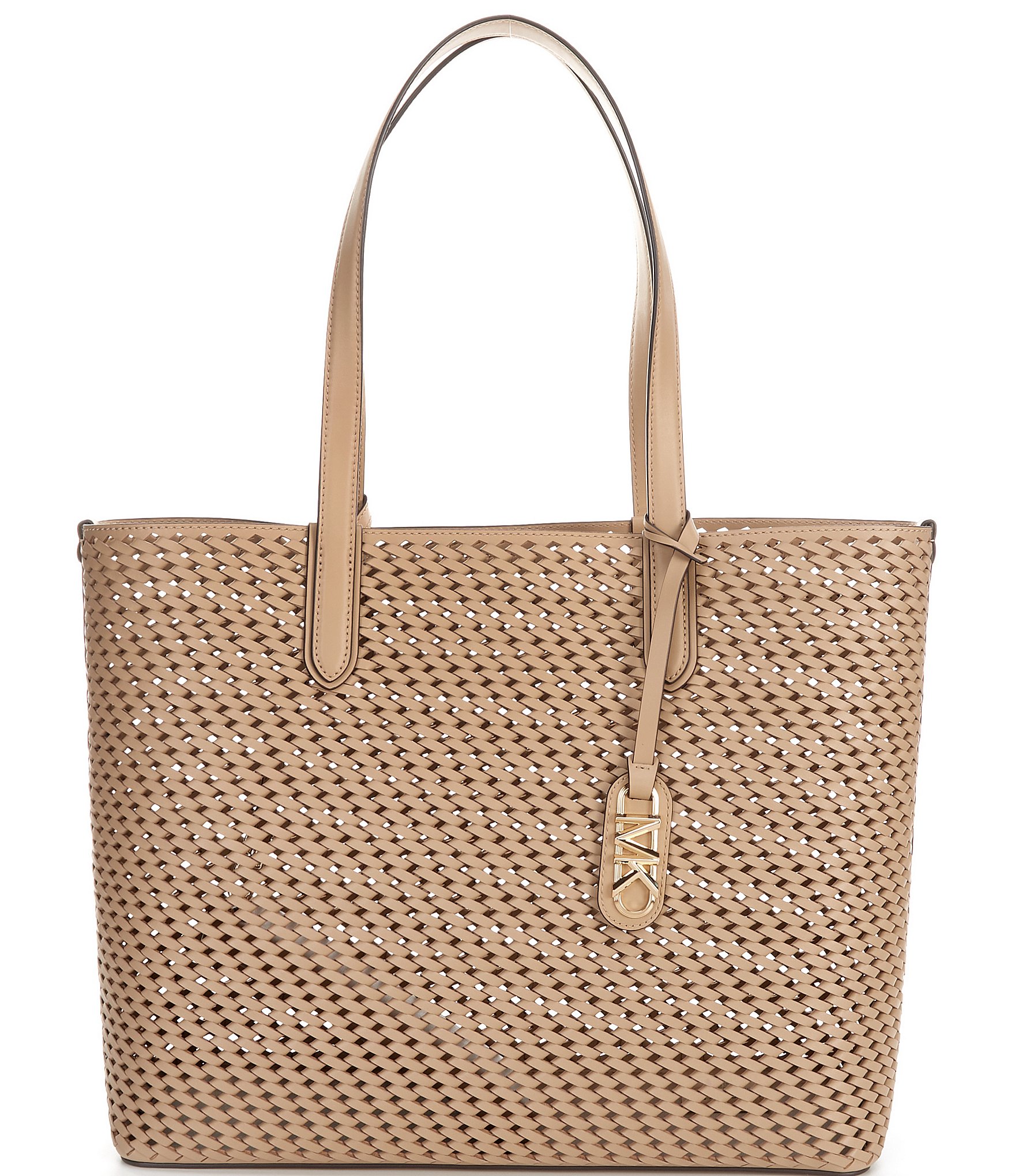 Michael Kors Eliza Extra-Large Hand-Woven Leather Tote Bag