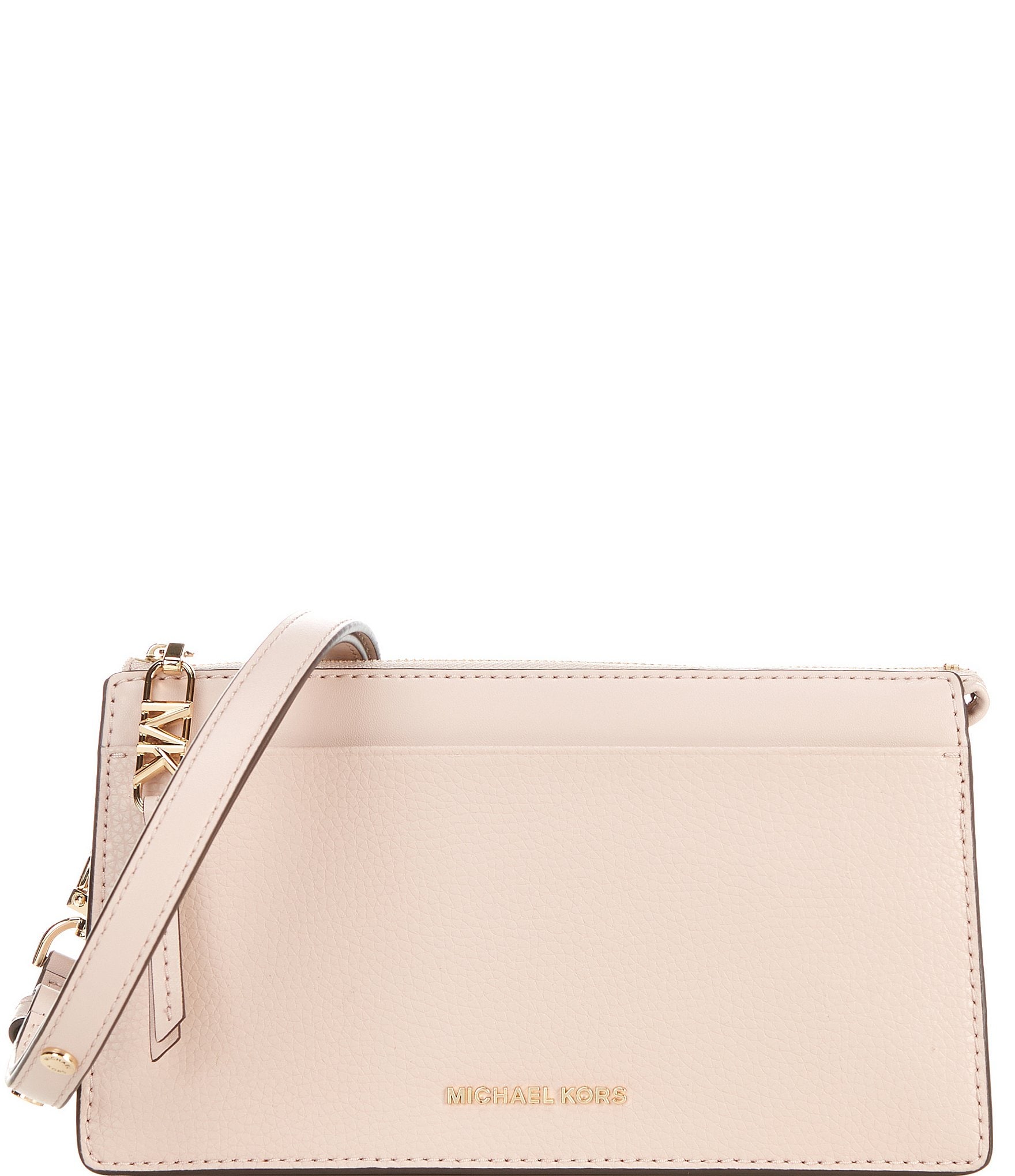 Leather crossbody bag Michael Kors Pink in Leather - 26073651