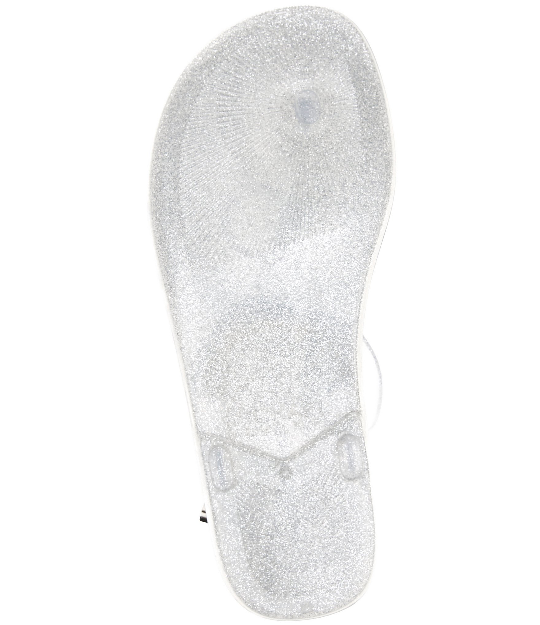 Michael Kors Eva Glitter Jelly Slingback Thong Bow Sandals