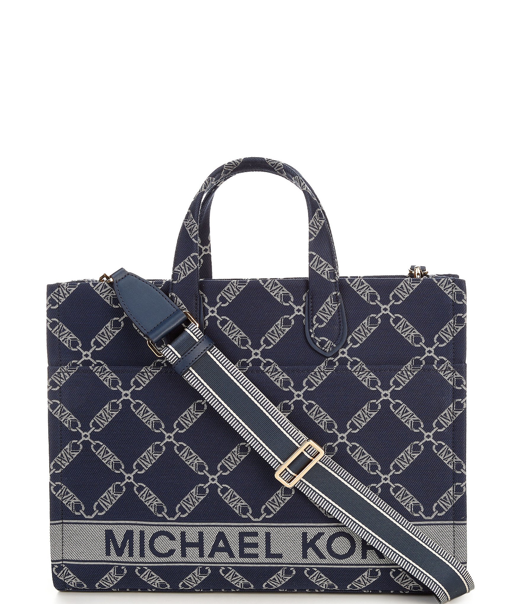 Michael Kors Ivy Woven Clutch Crossbody - Macy's