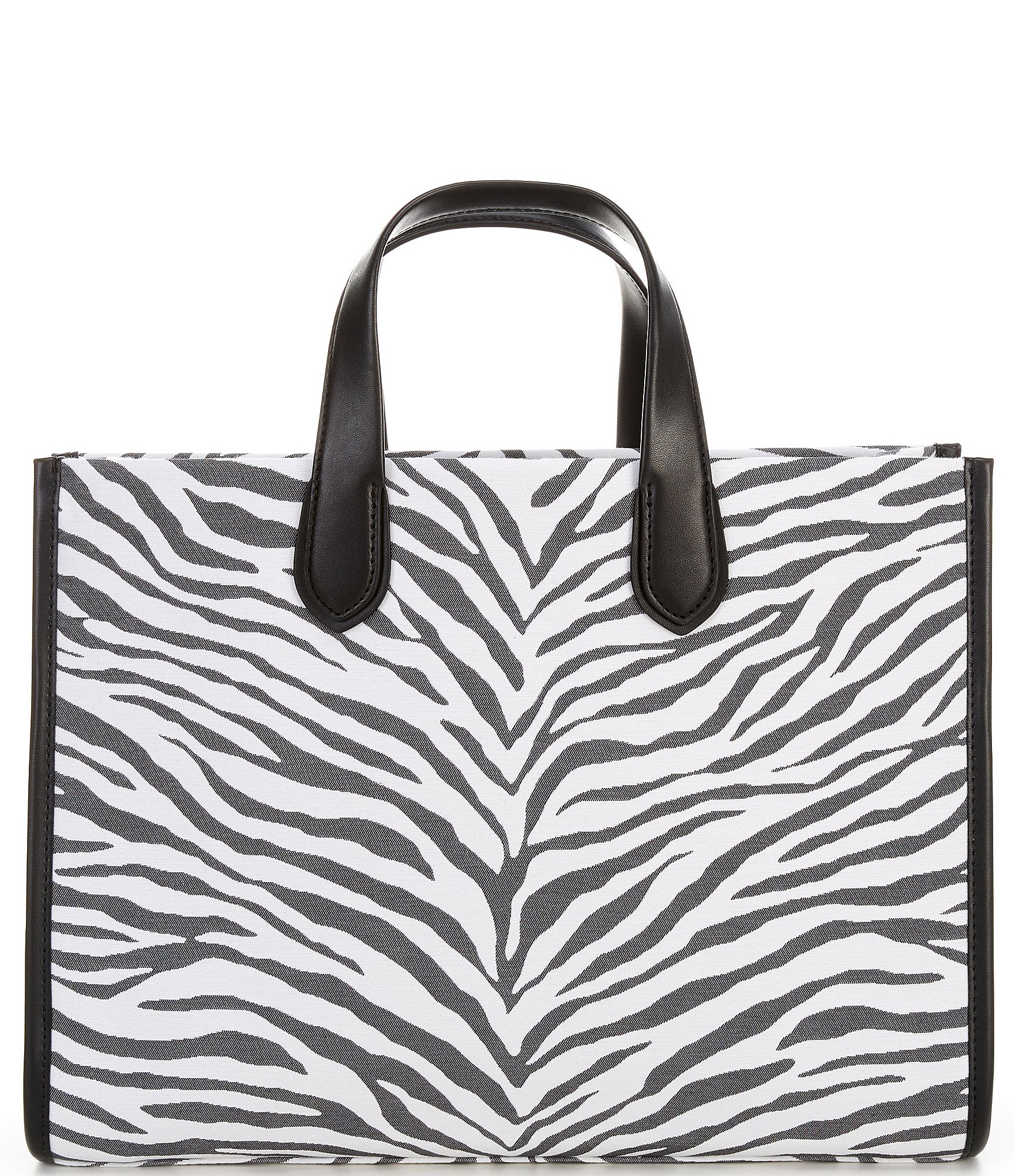 Michael Kors Gigi Zebra Print Large Grab Tote Bag