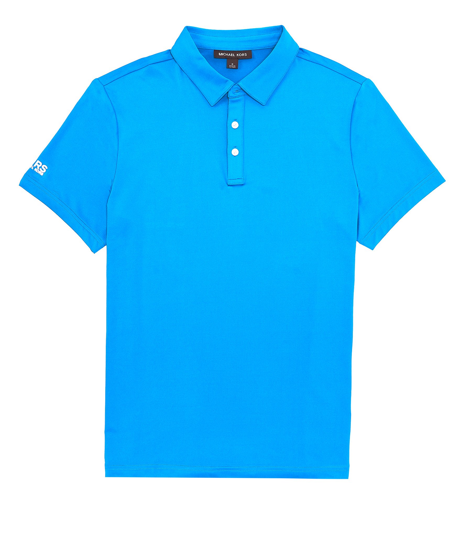 Michael Kors Golf Sleeve Logo Stretch Short Sleeve Polo Shirt | Dillard's