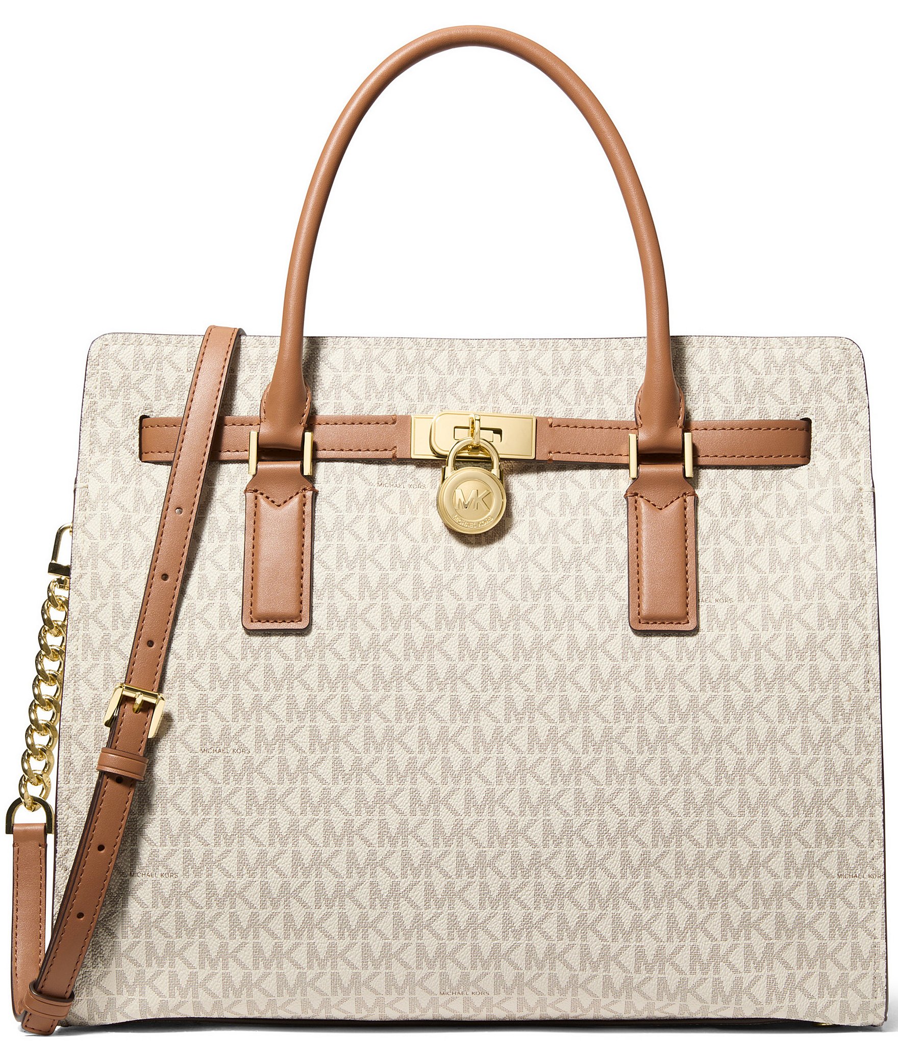 Michael Kors Hamilton Moderne Large Belted Utility Satchel Bag