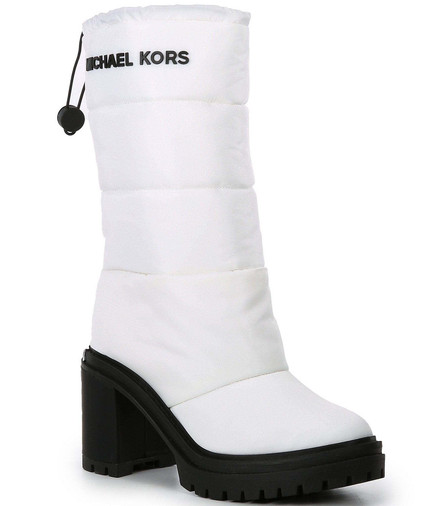 Michael Kors Holt Quilted Lug Sole Winter Mid Boots | Dillard's