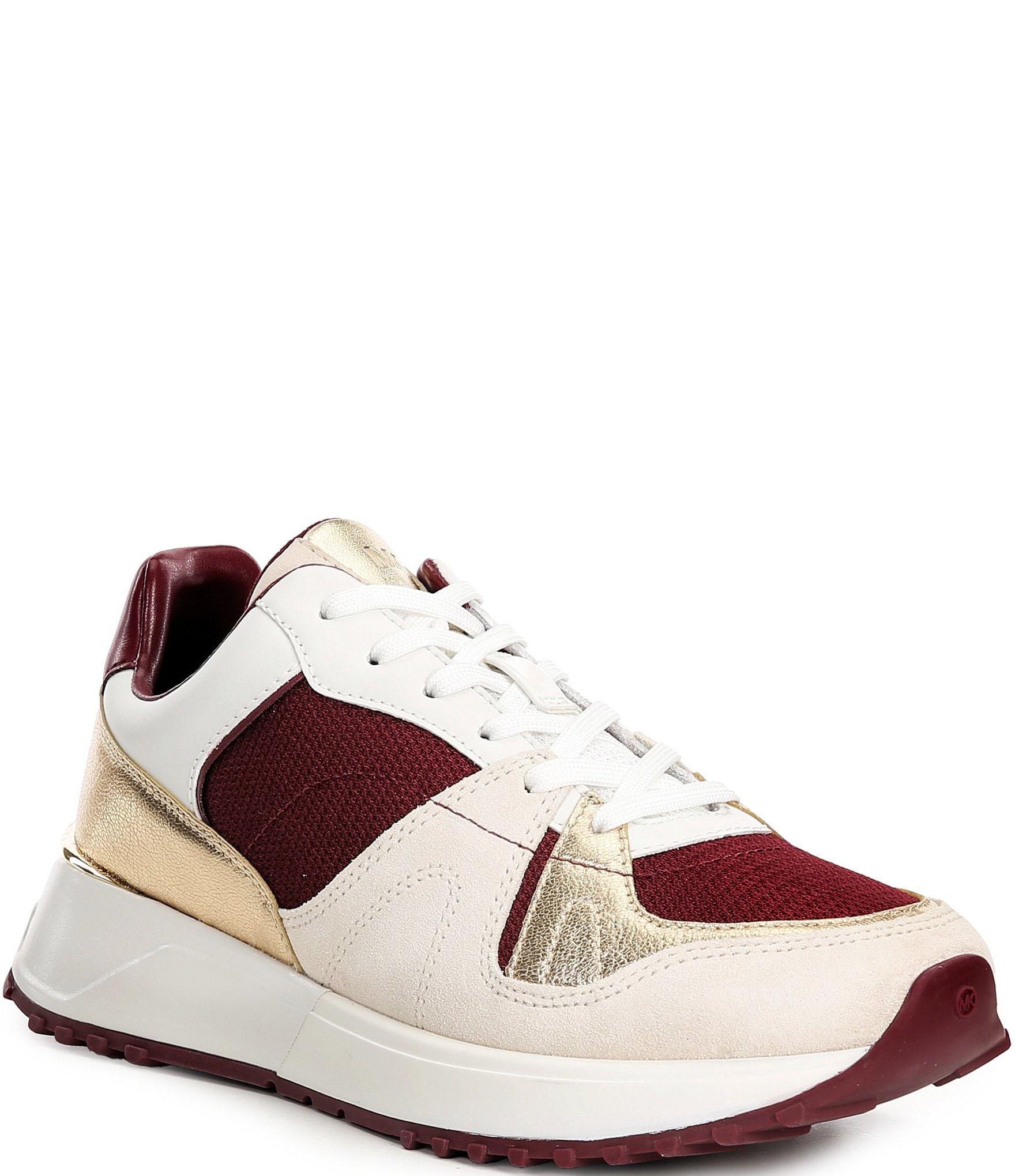 Michael Kors Jaime Suede Mesh Lace Up Sneakers