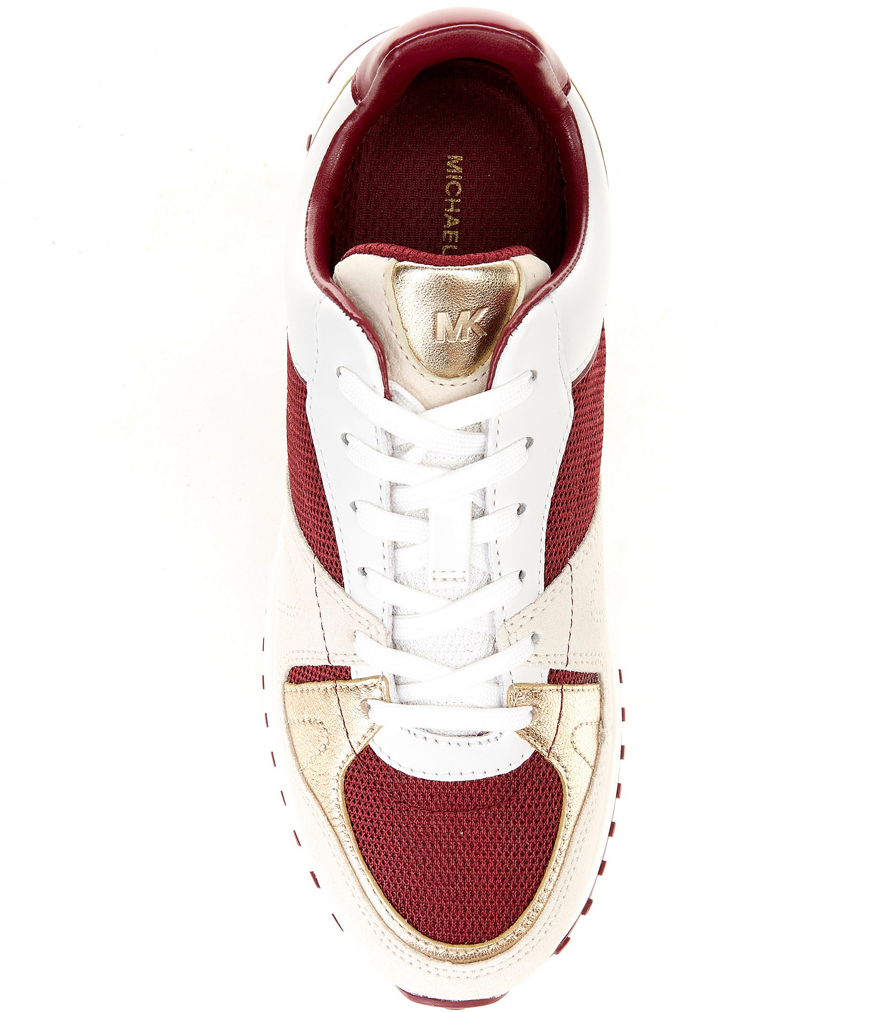 Michael Kors Jaime Suede Mesh Lace Up Sneakers