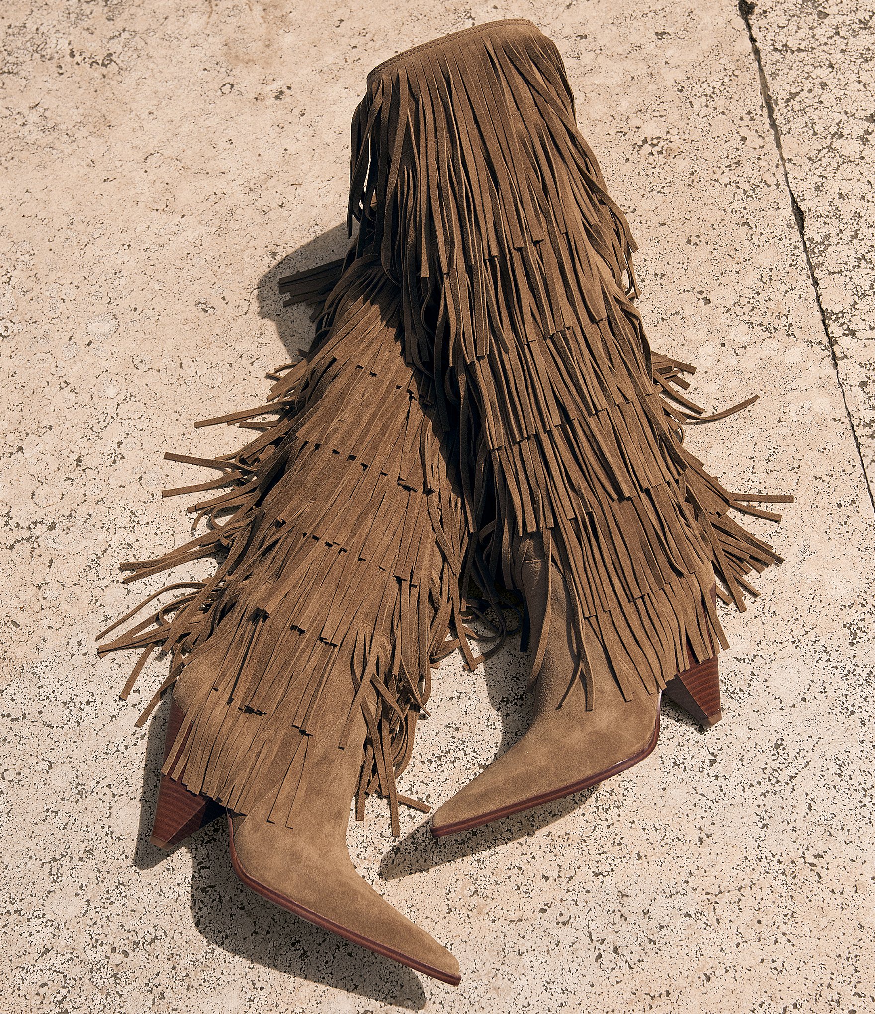 Michael Kors Jayla Suede Fringe Tall Boots