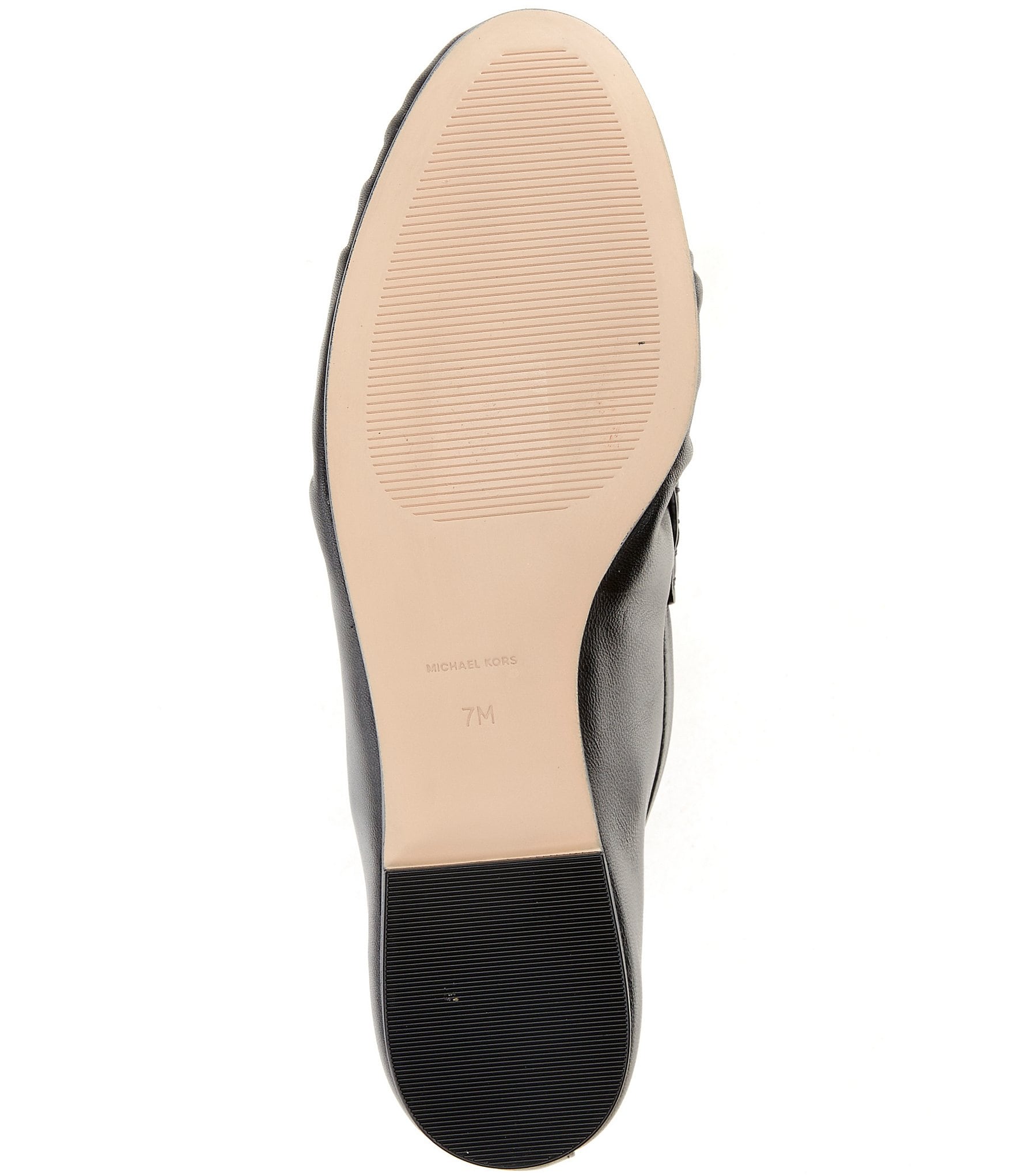 Michael Kors Jennings Leather Ruched Loafers